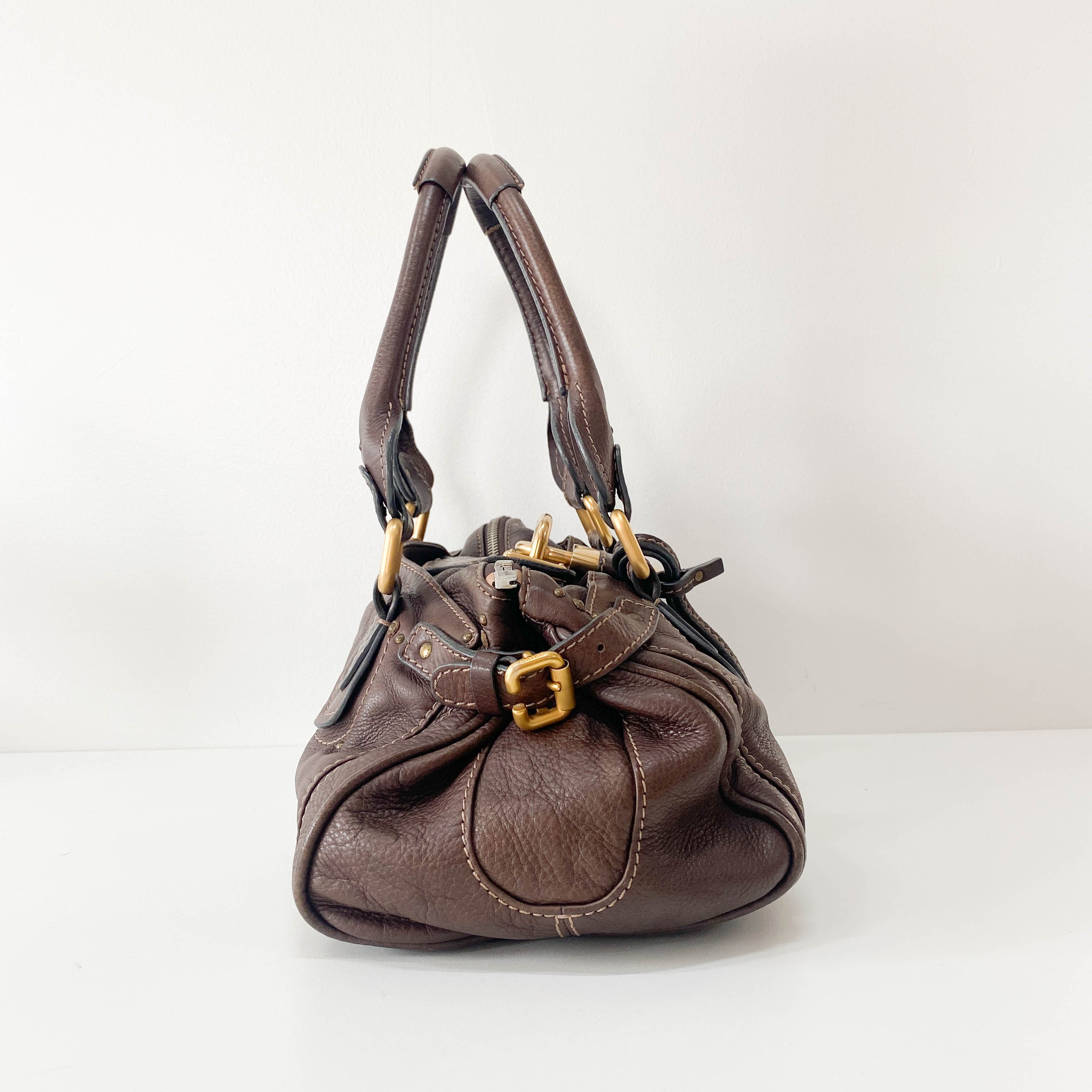 Paddington Brown Leather Shoulder Bag
