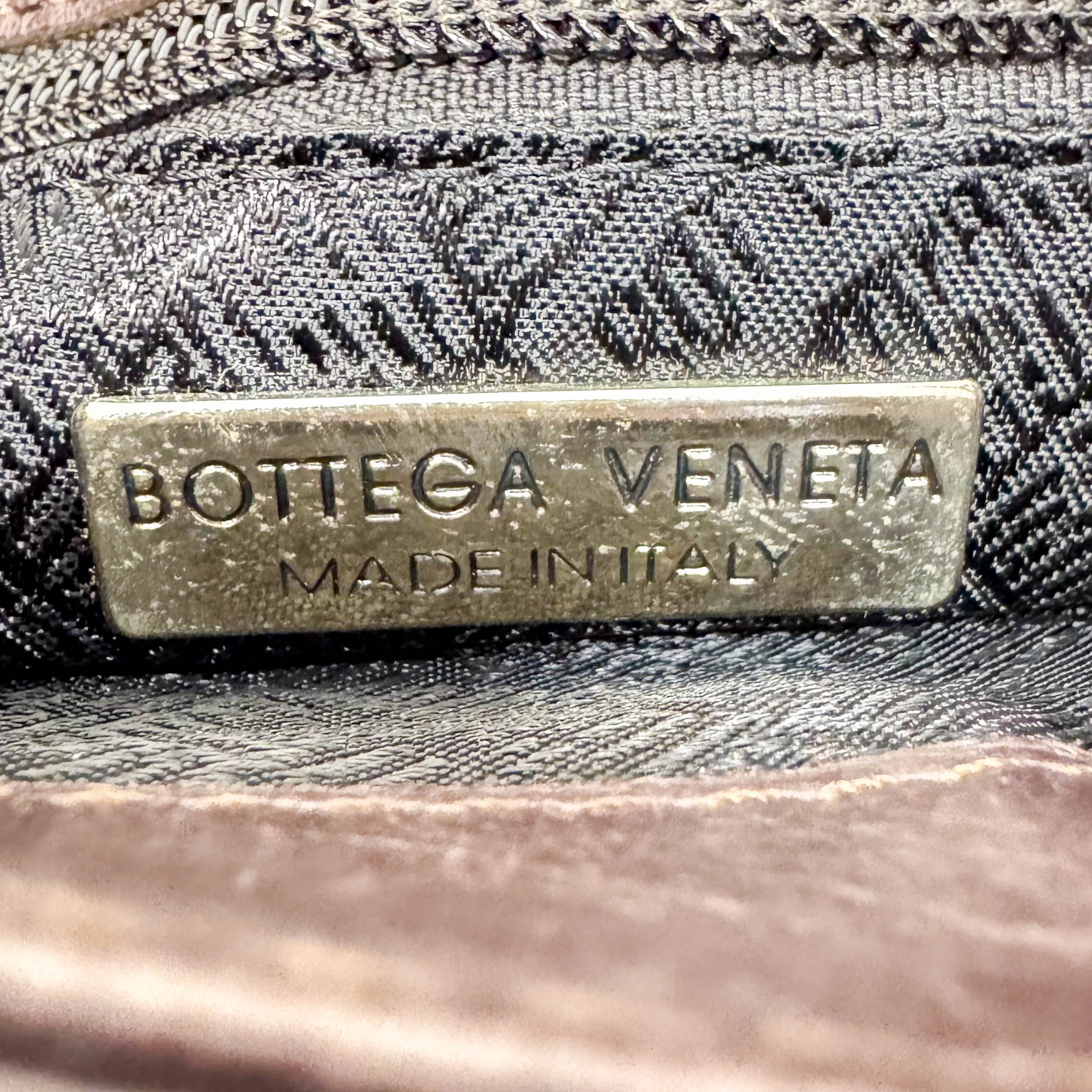 Intrecciato Tortoise Shell Mini Handle Bag