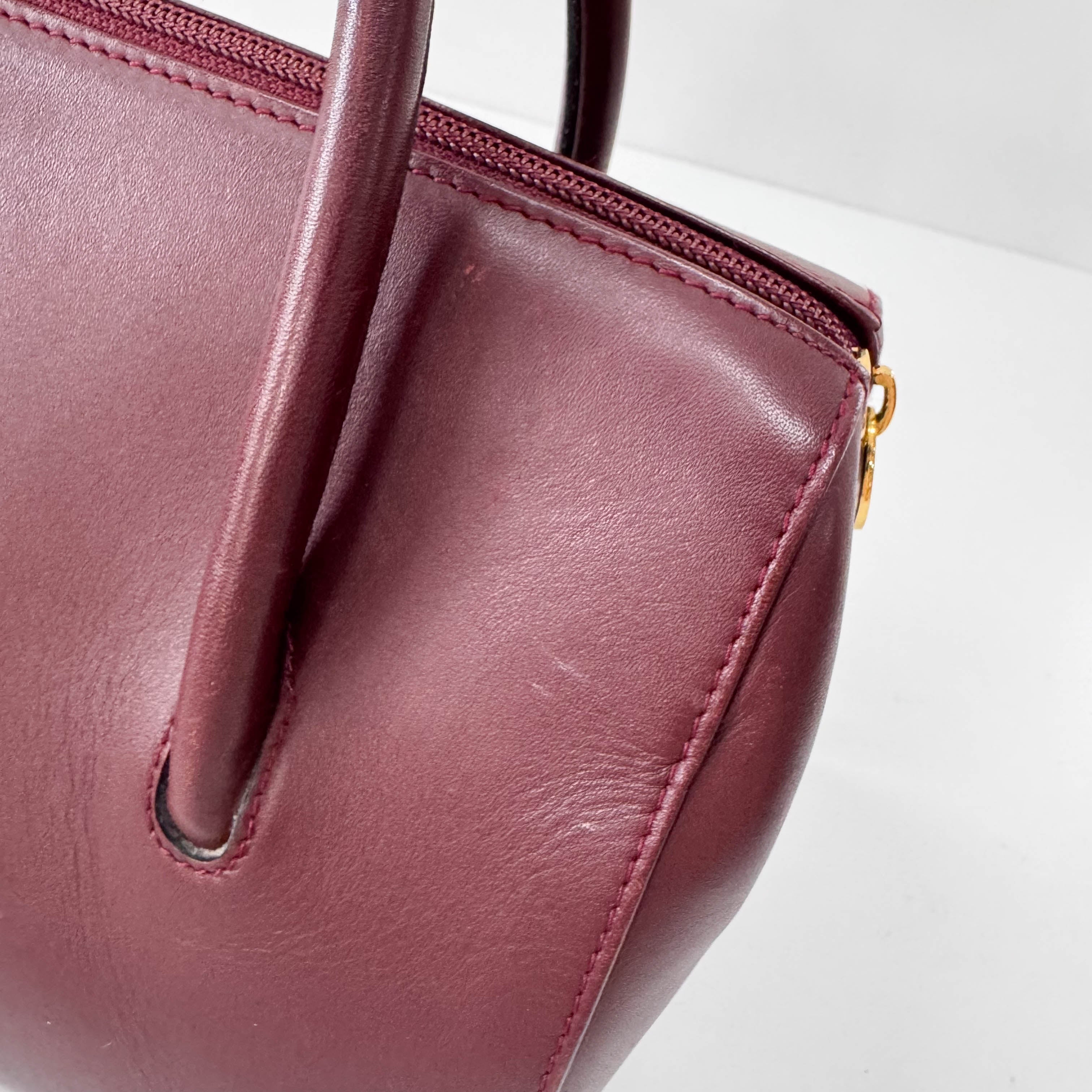 Must Line Red Leather Bag