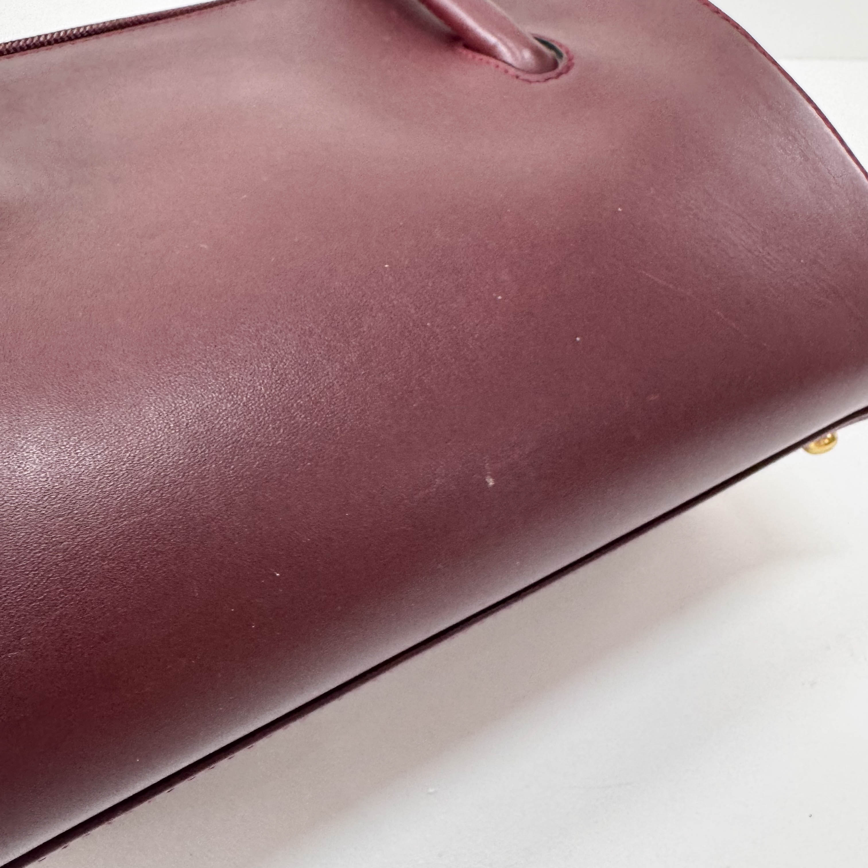 Must Line Red Leather Bag