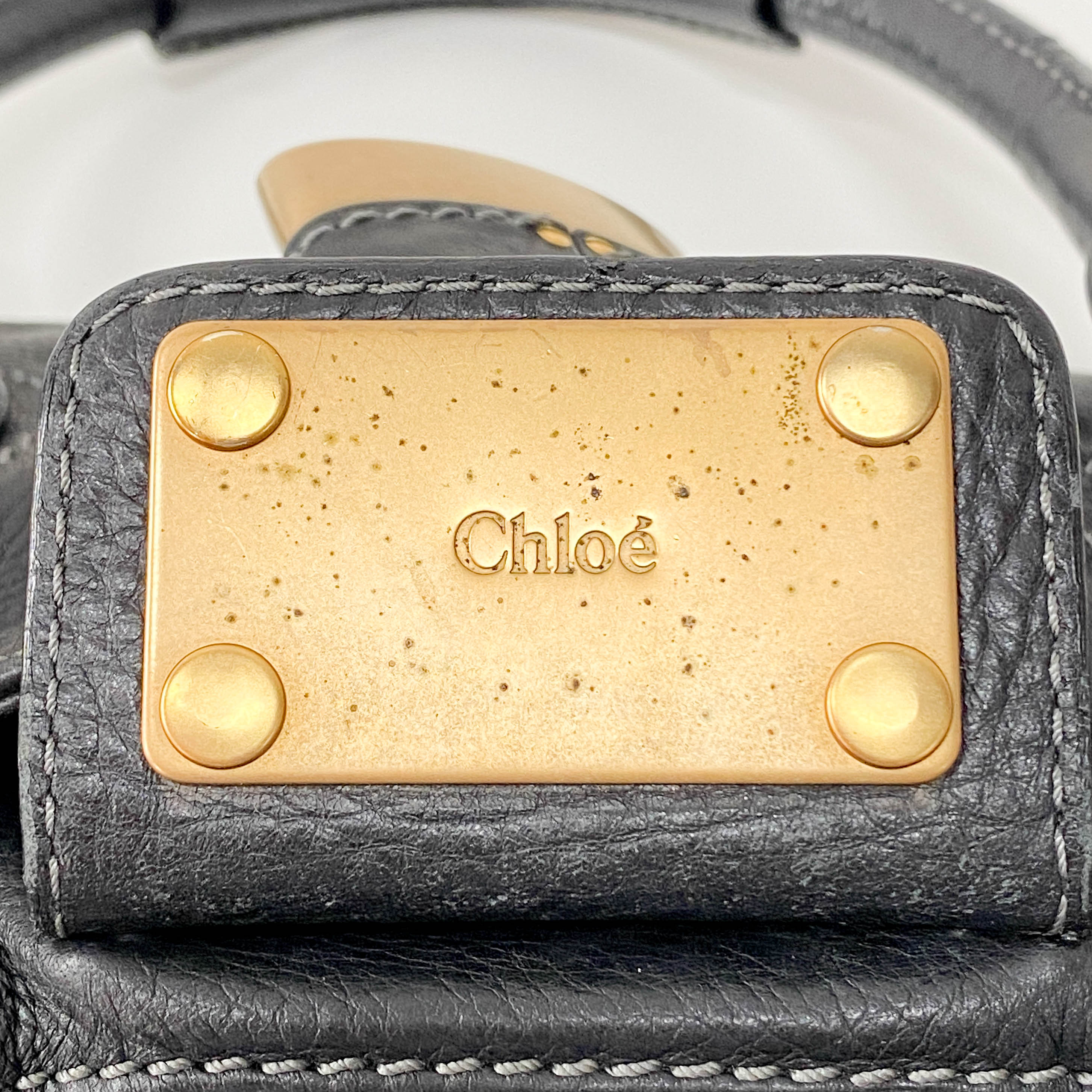 Paddington Black Leather Shoulder Bag