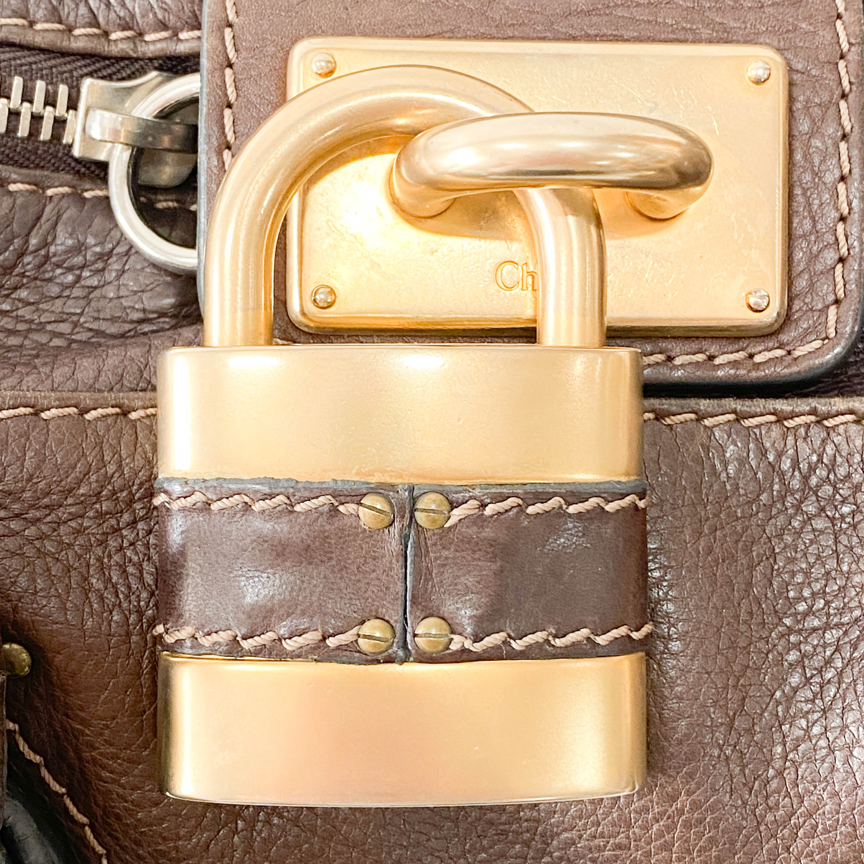 Paddington Brown Leather Shoulder Bag