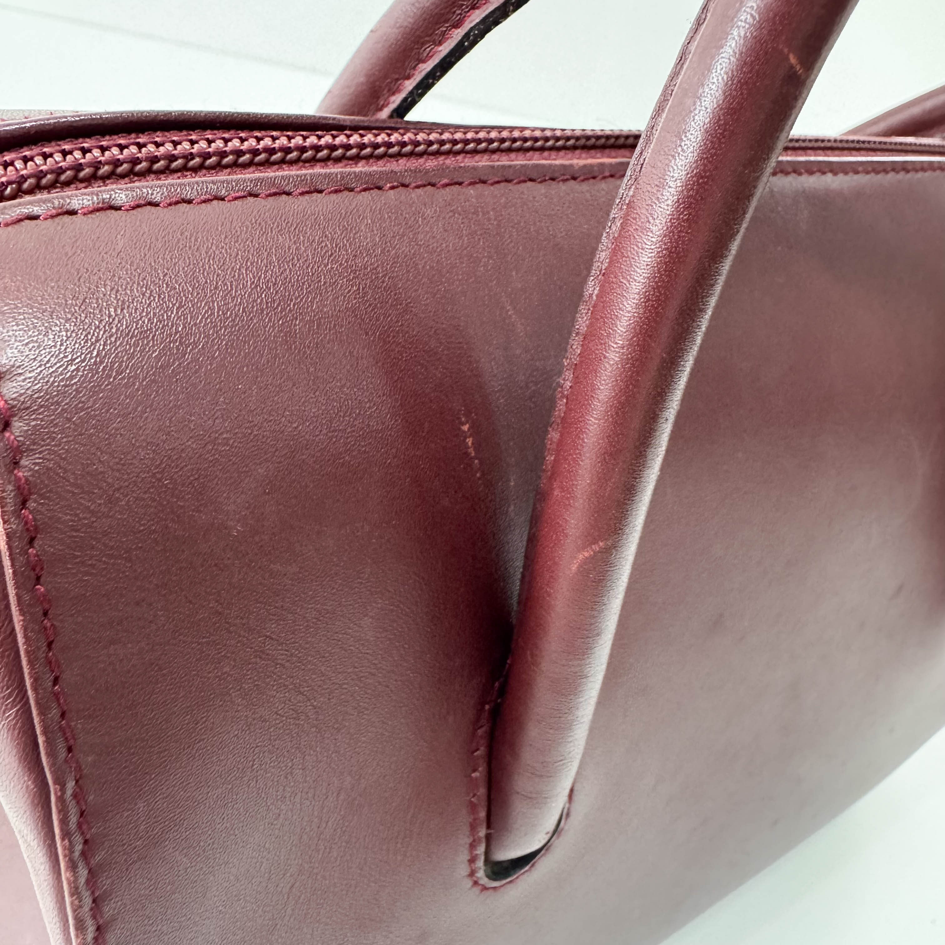 Must Line Red Leather Bag