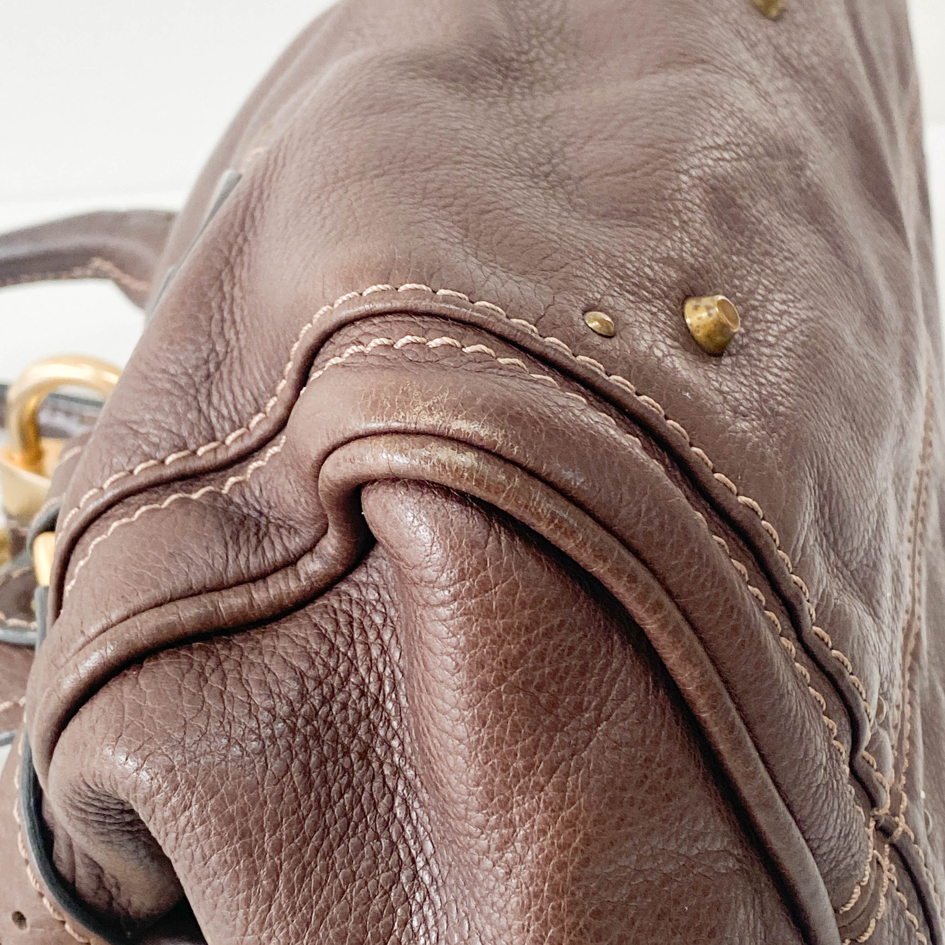 Paddington Brown Leather Shoulder Bag