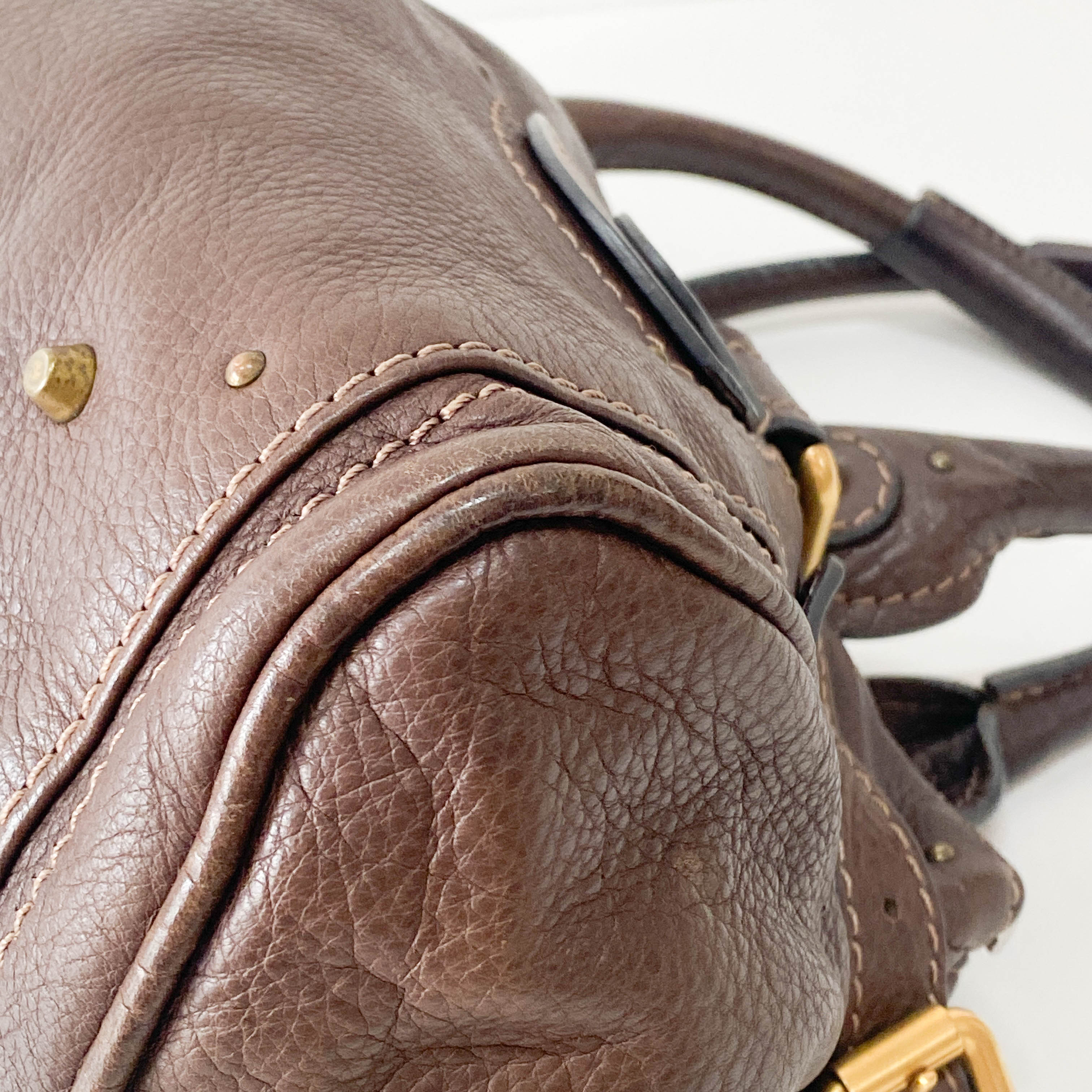 Paddington Brown Leather Shoulder Bag