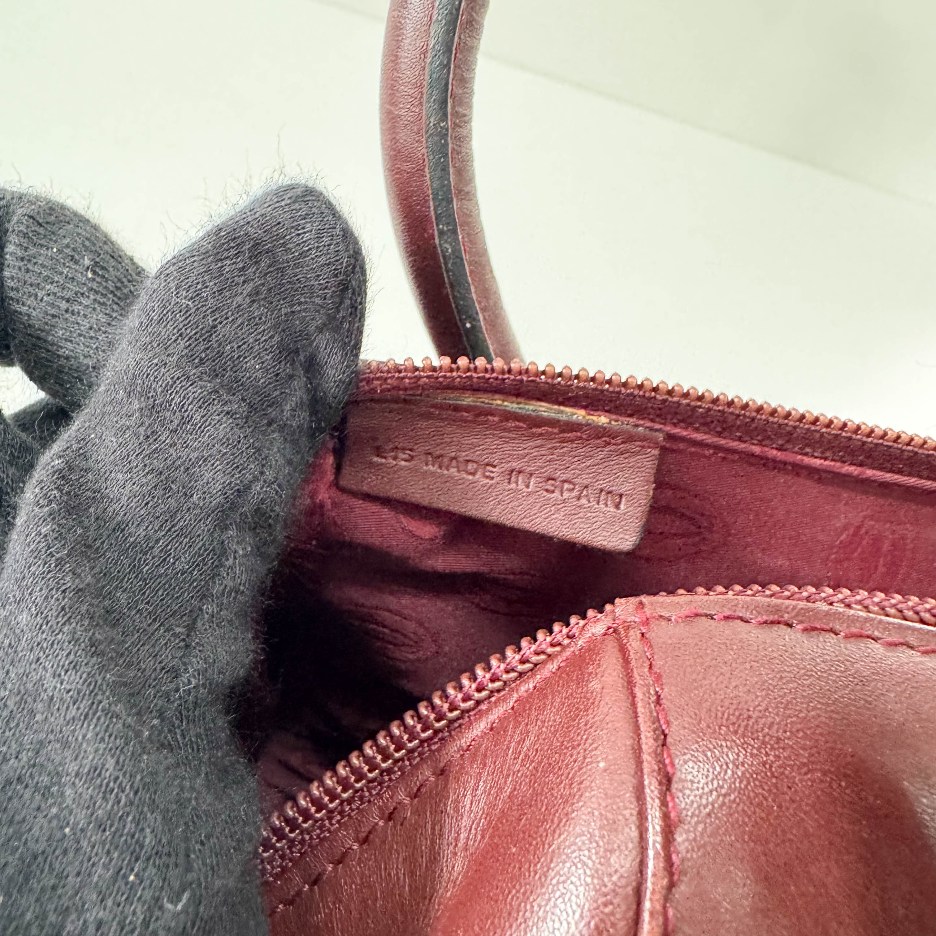 Must Line Red Leather Bag