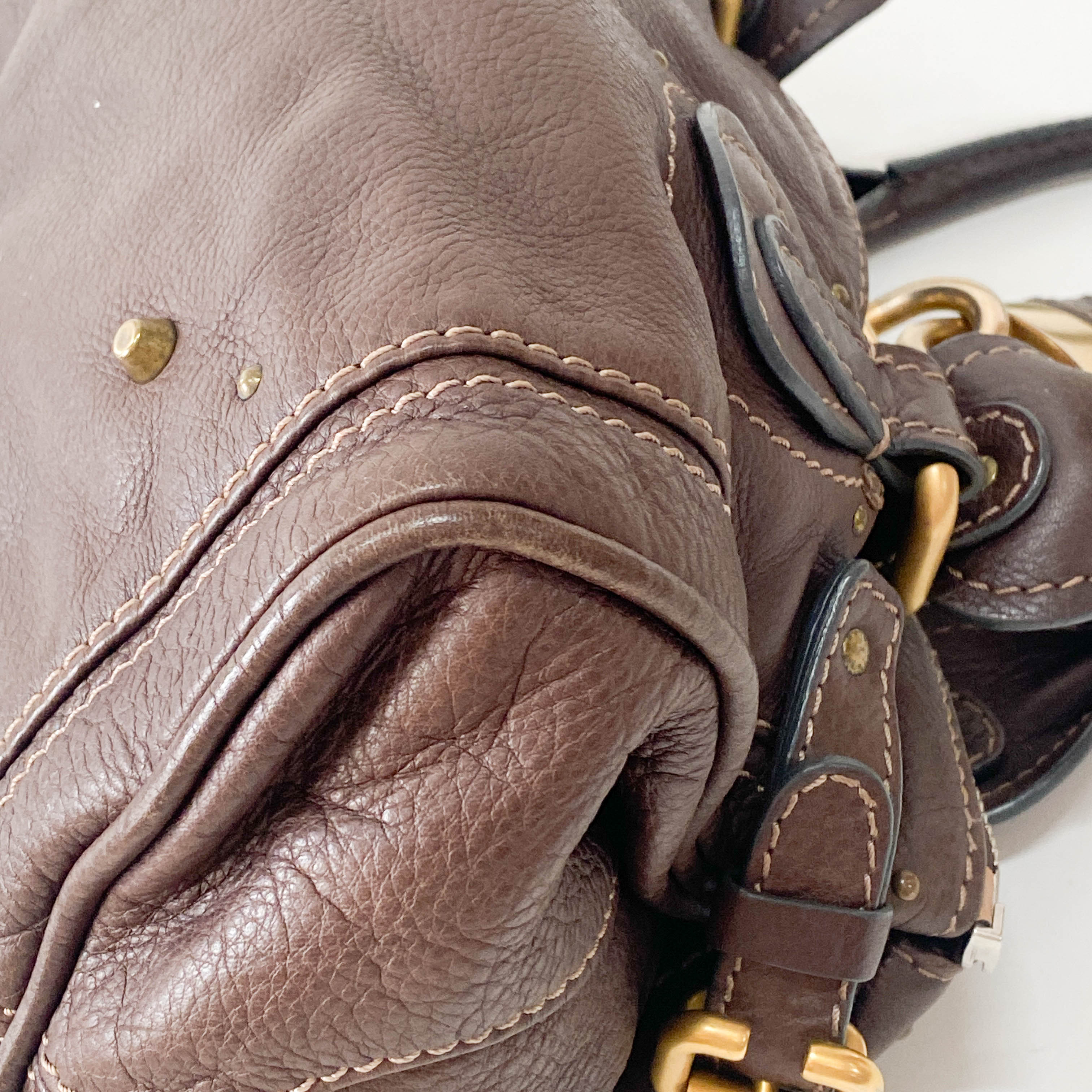 Paddington Brown Leather Shoulder Bag