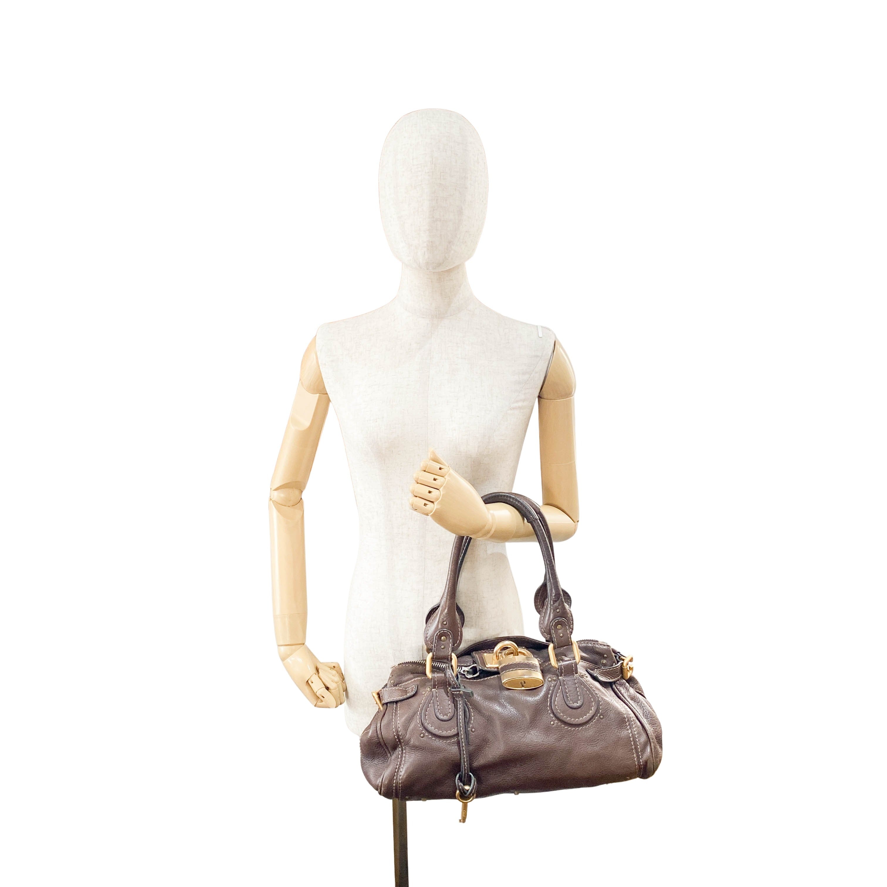 Paddington Brown Leather Shoulder Bag