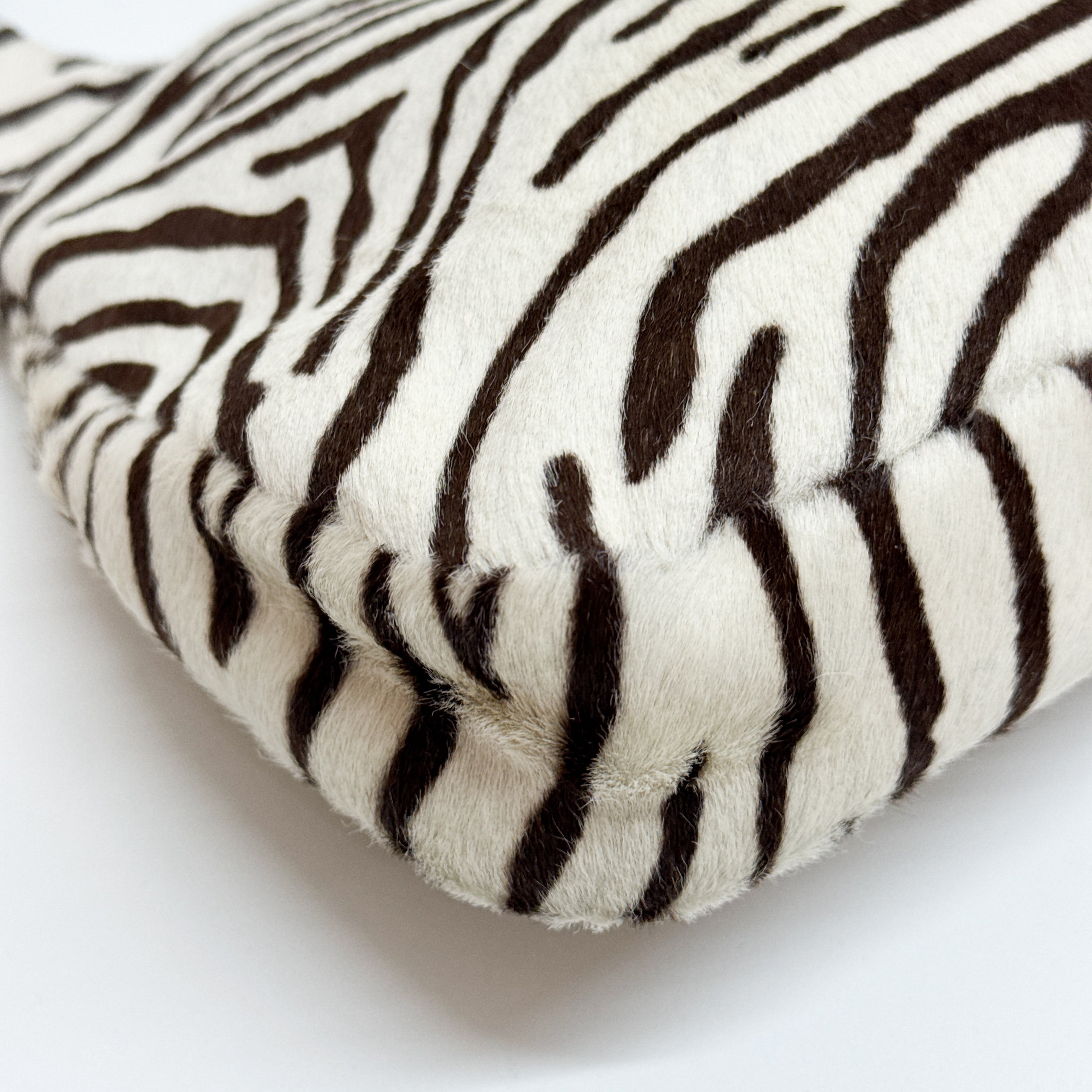 Zebra Print Pony Hair Shoulder Bag