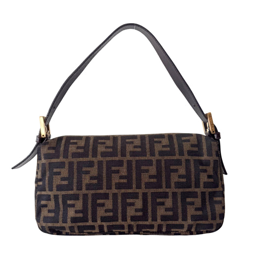 Zucca Baguette Brown Shoulder Bag