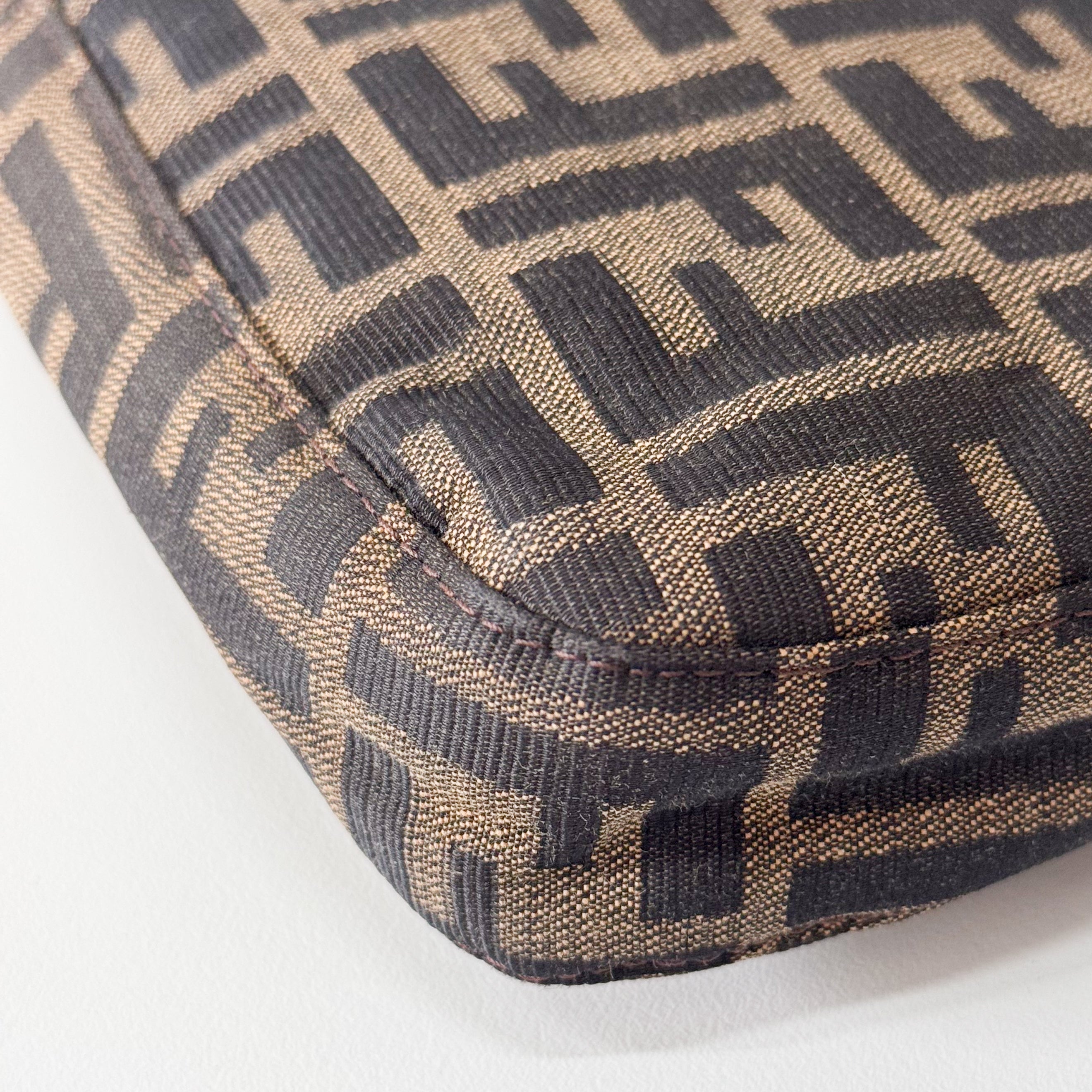 Zucca Baguette Brown Shoulder Bag