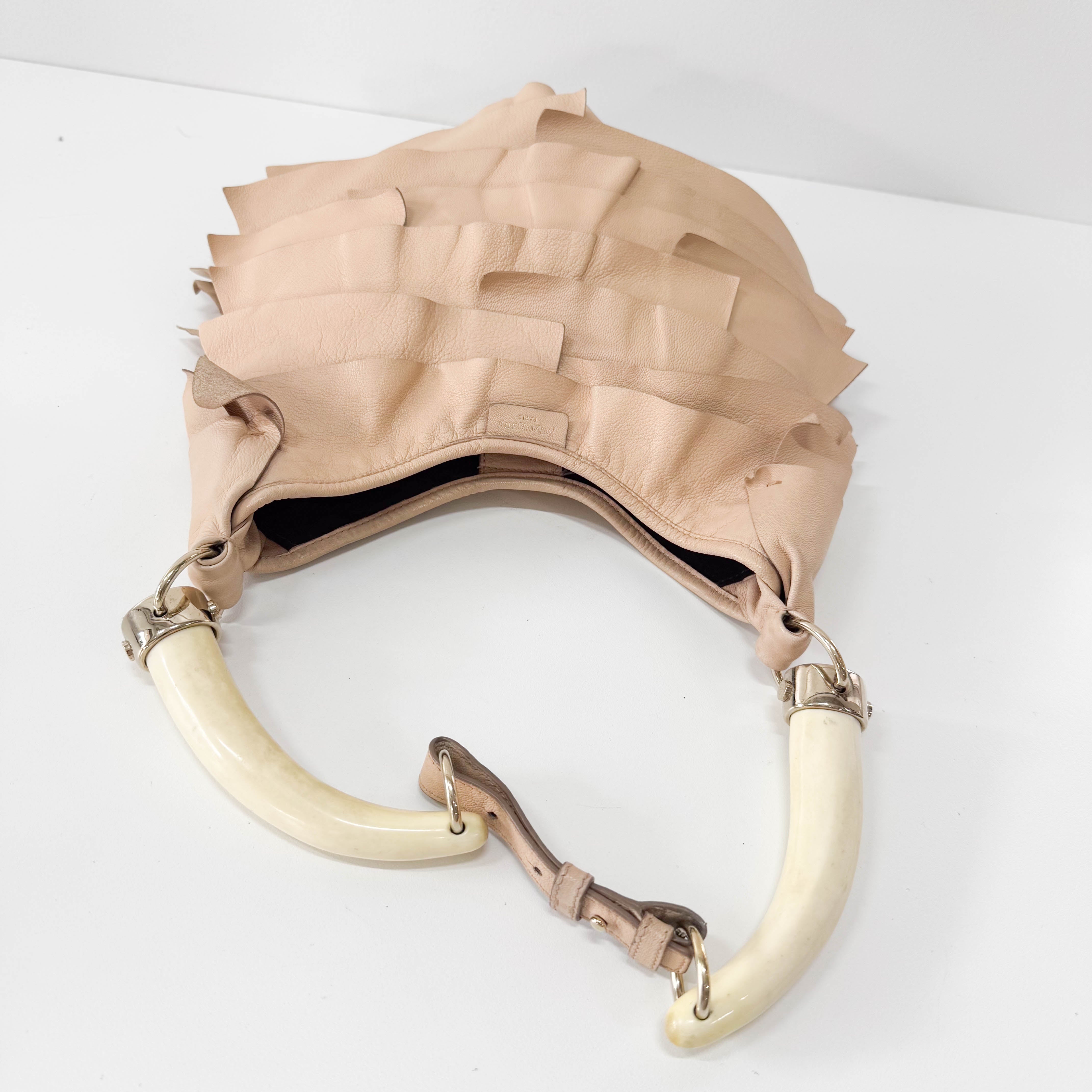 Mombasa Pink Leather Shoulder Bag