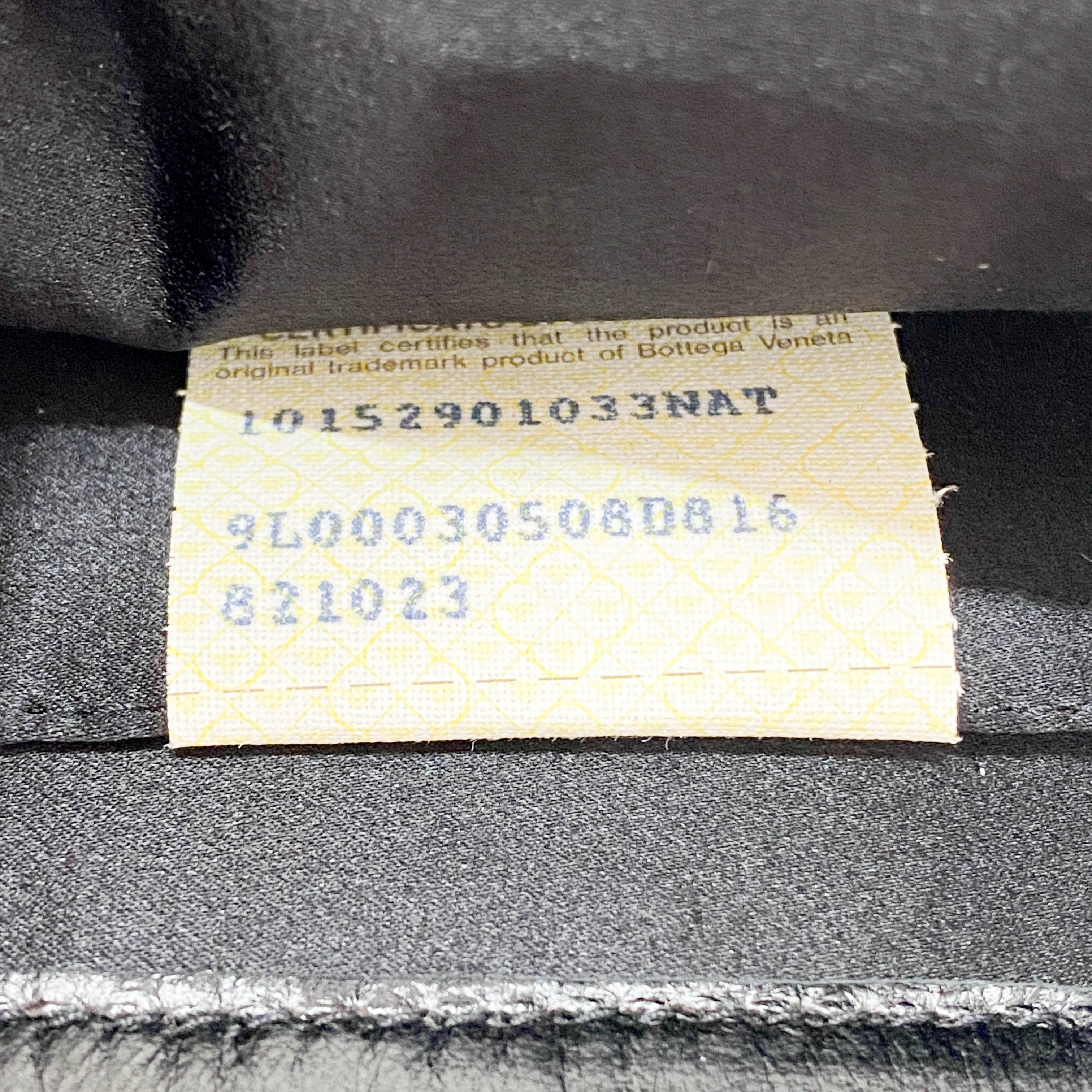 Black Leather Embroided Squares Shoulder Bag