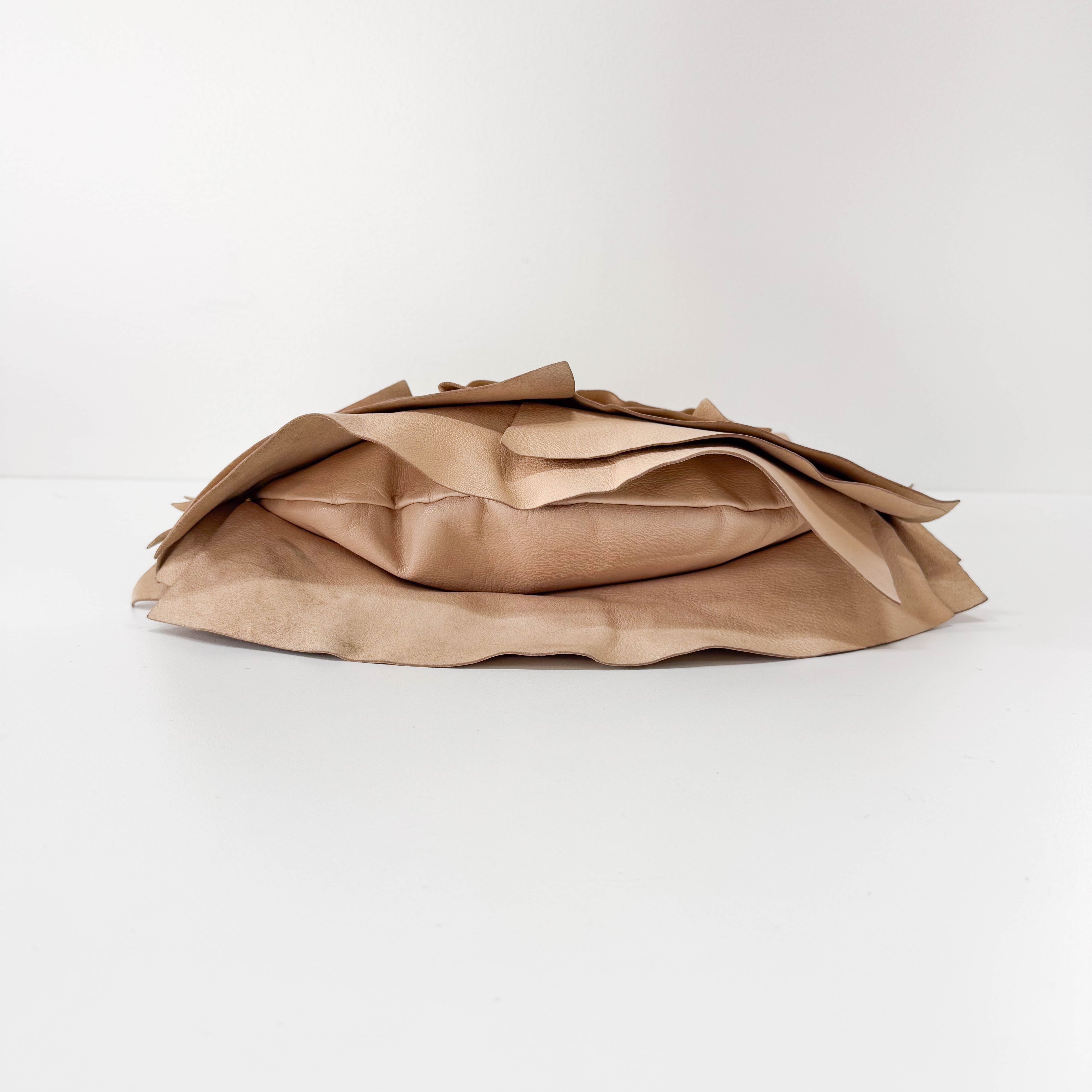 Mombasa Pink Leather Shoulder Bag