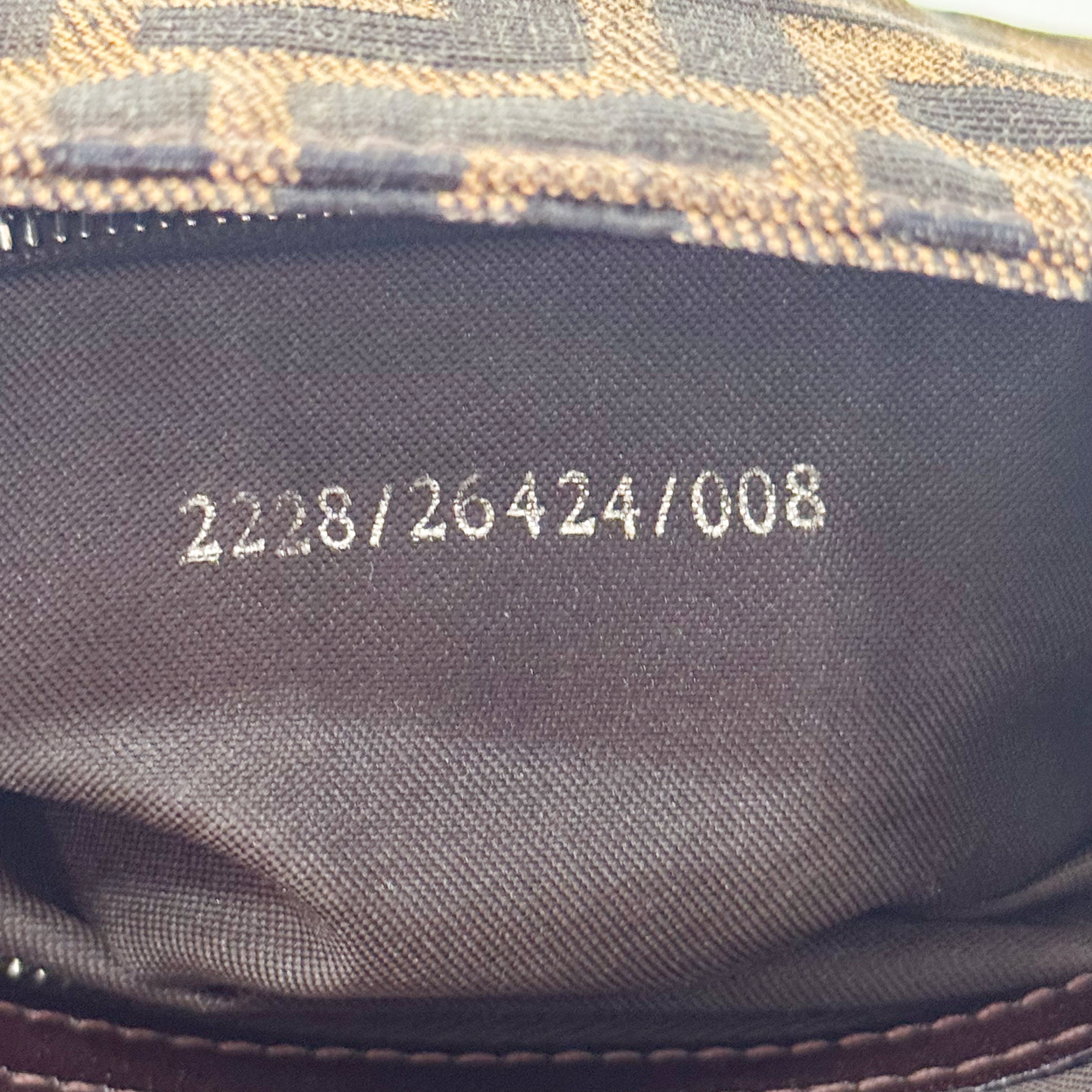 Zucca Baguette Brown Shoulder Bag