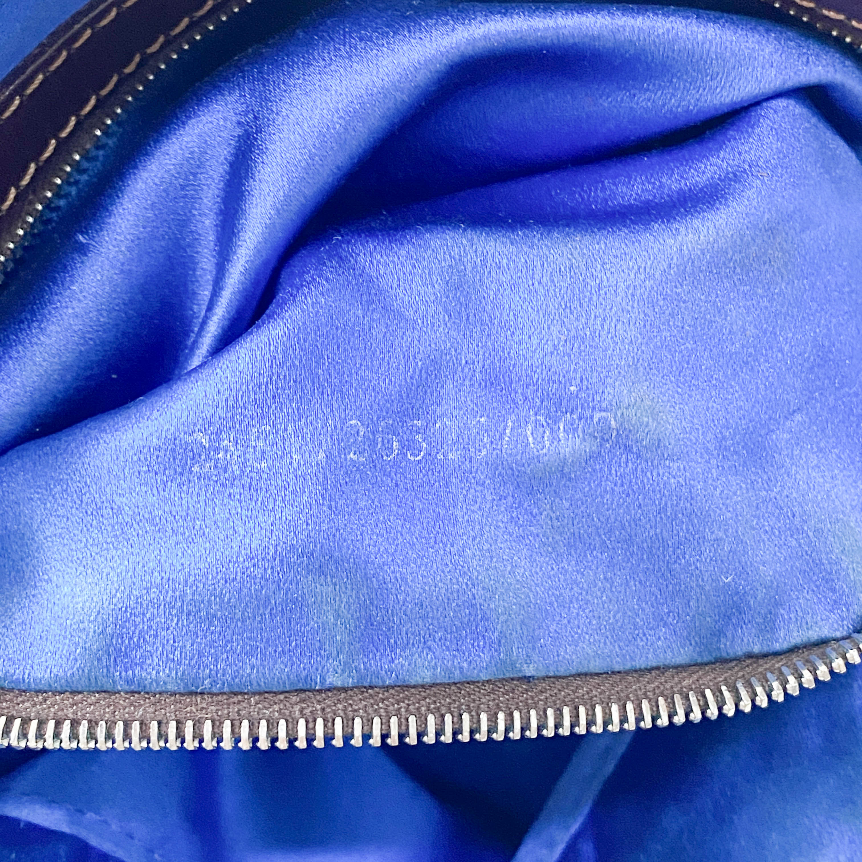 Mamma Baguette Brown Beaded Handbag