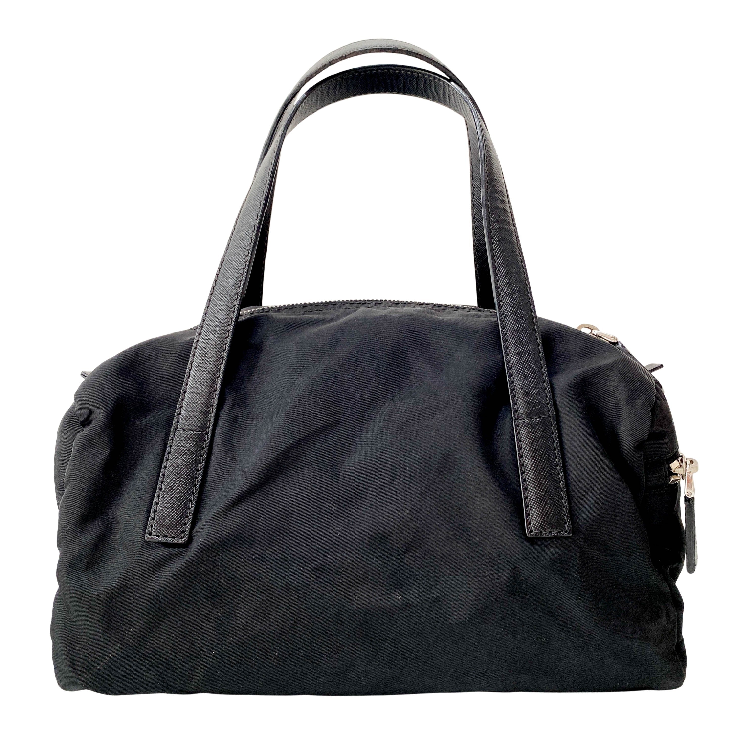 Black Nylon Shoulder Bag
