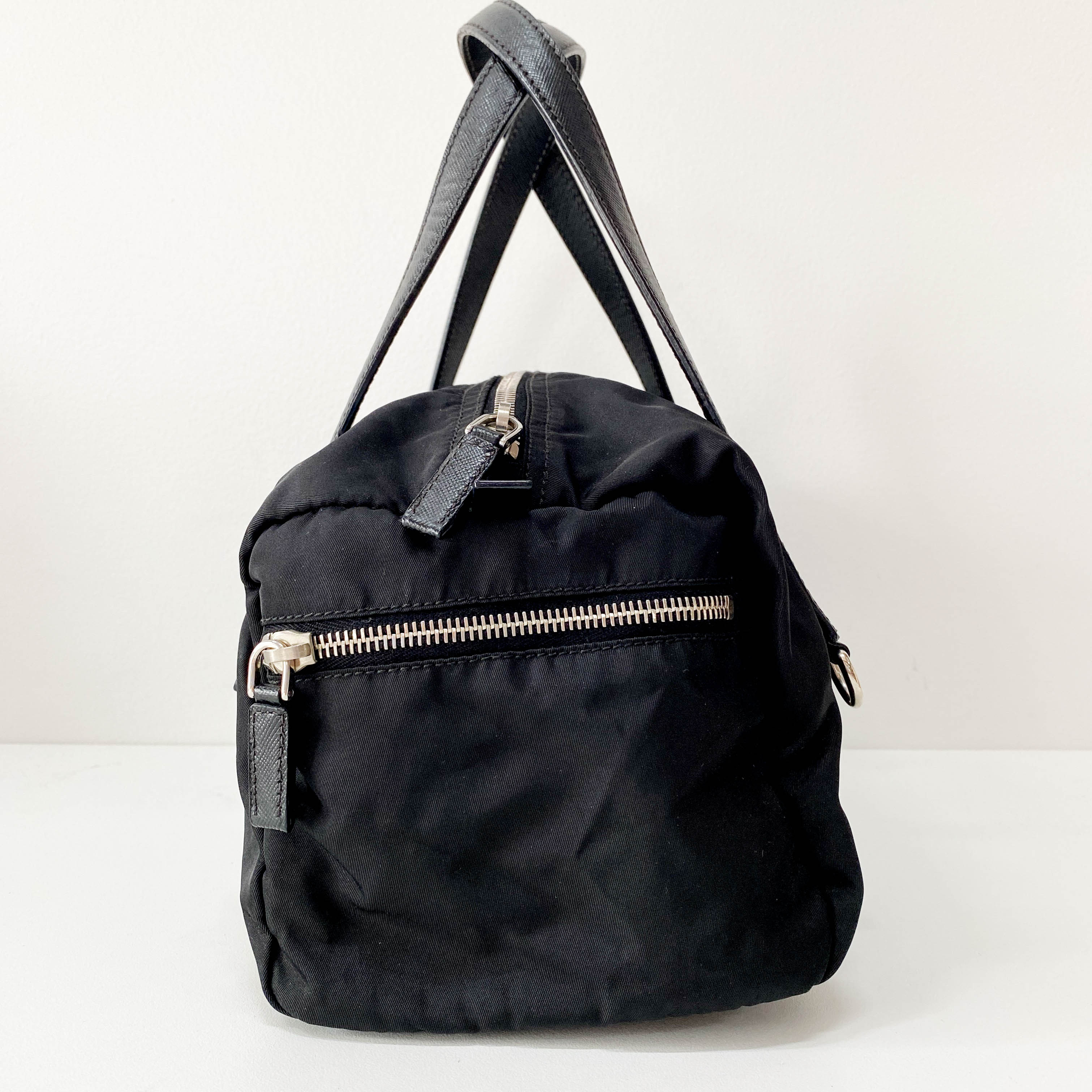 Black Nylon Shoulder Bag