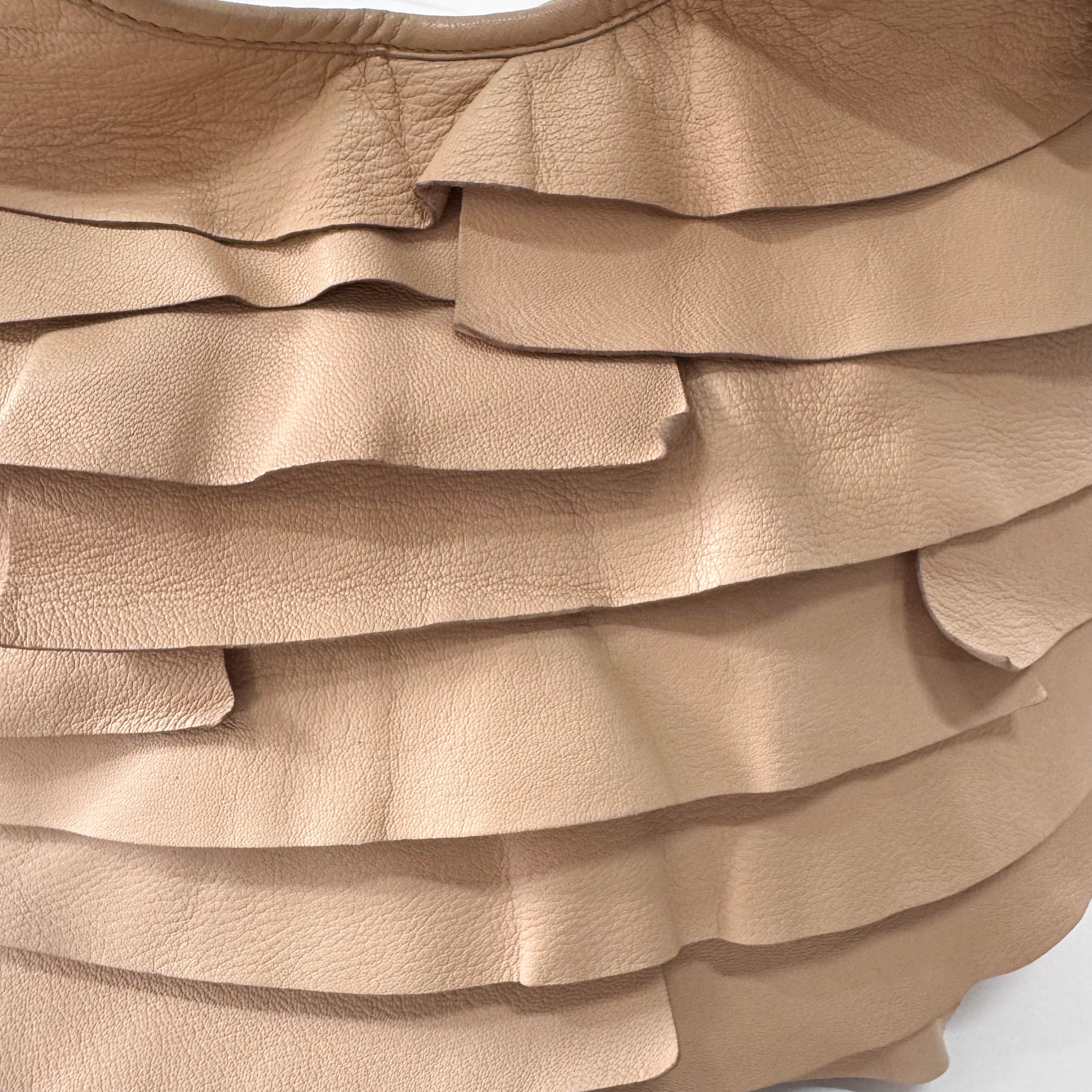 Mombasa Pink Leather Shoulder Bag