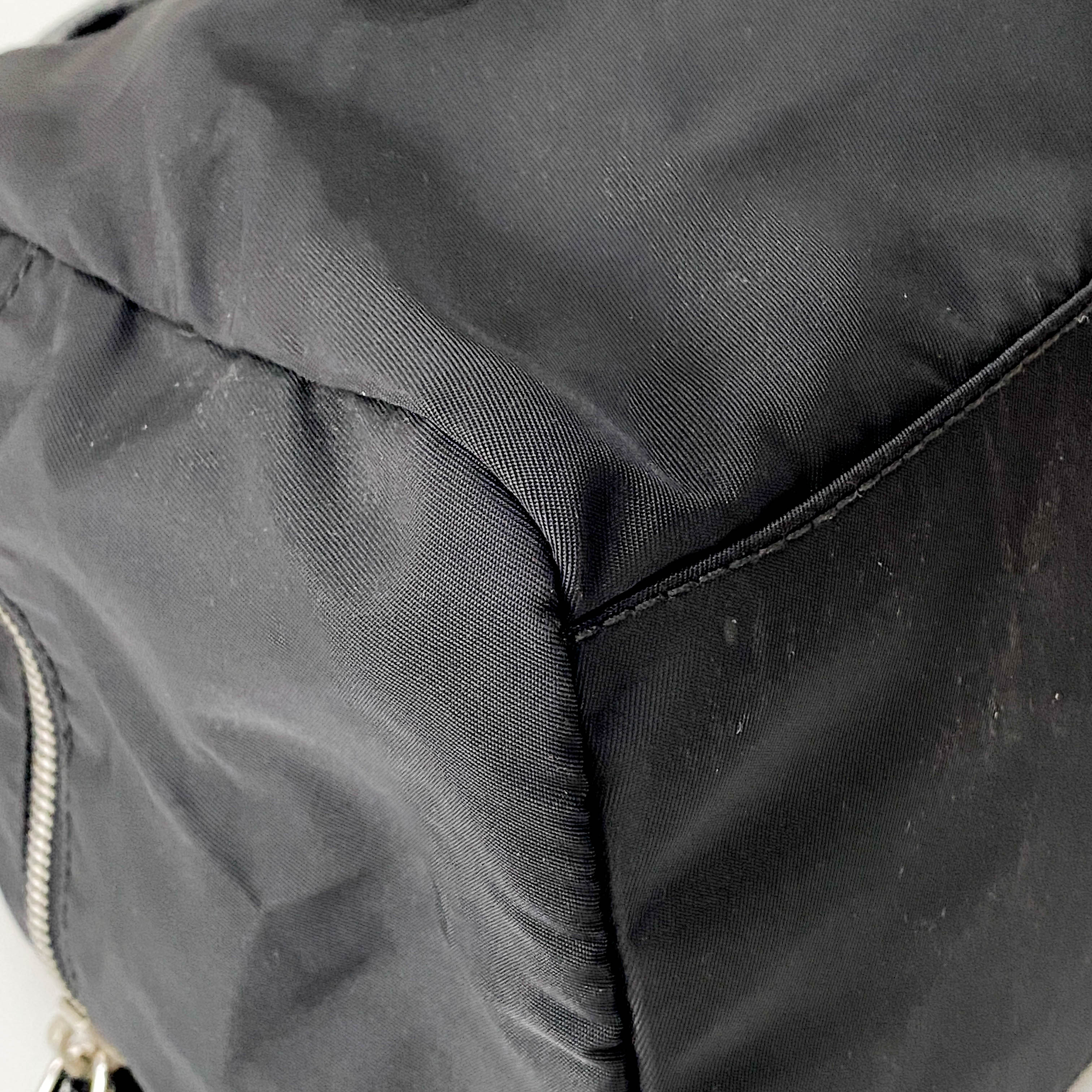 Black Nylon Shoulder Bag