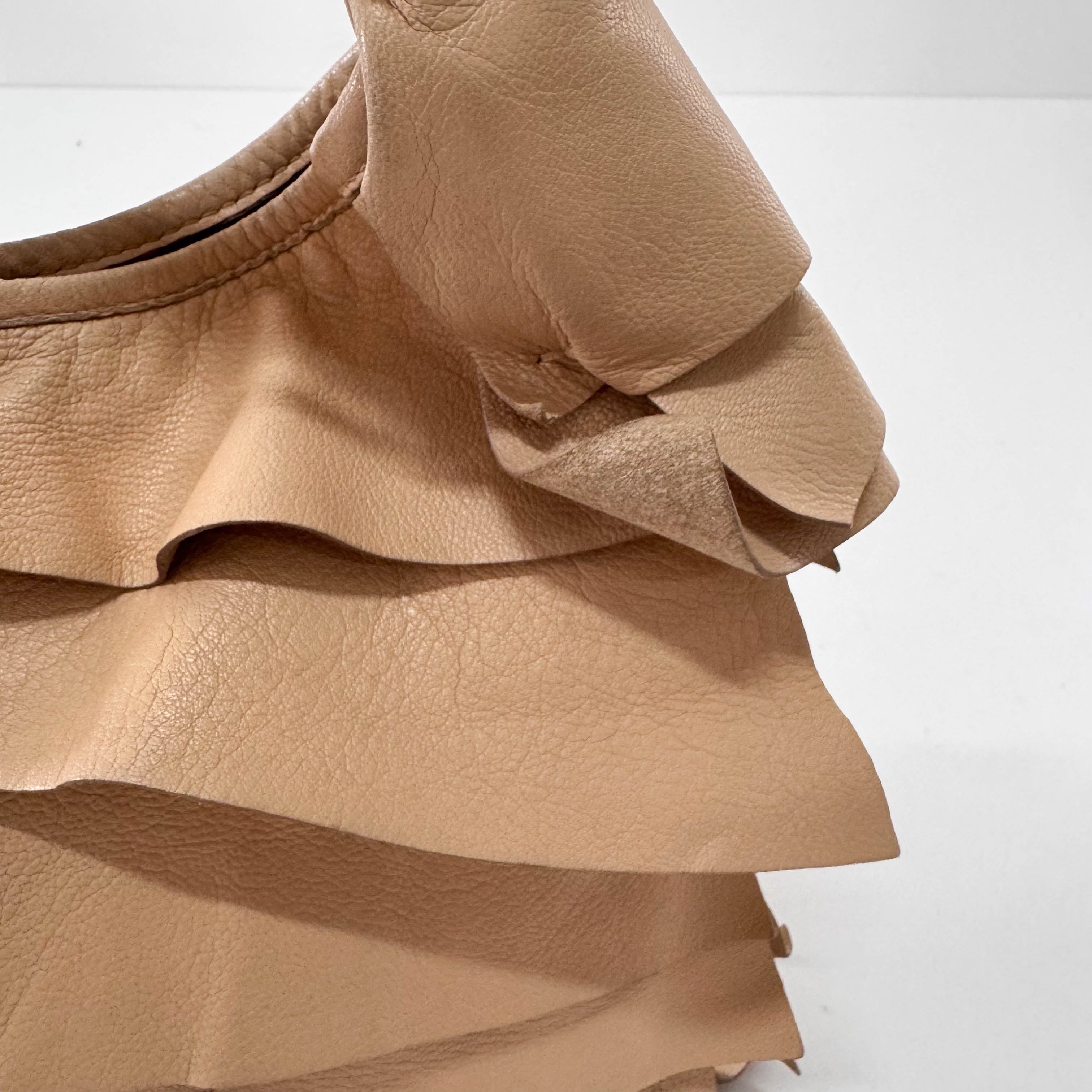 Mombasa Pink Leather Shoulder Bag