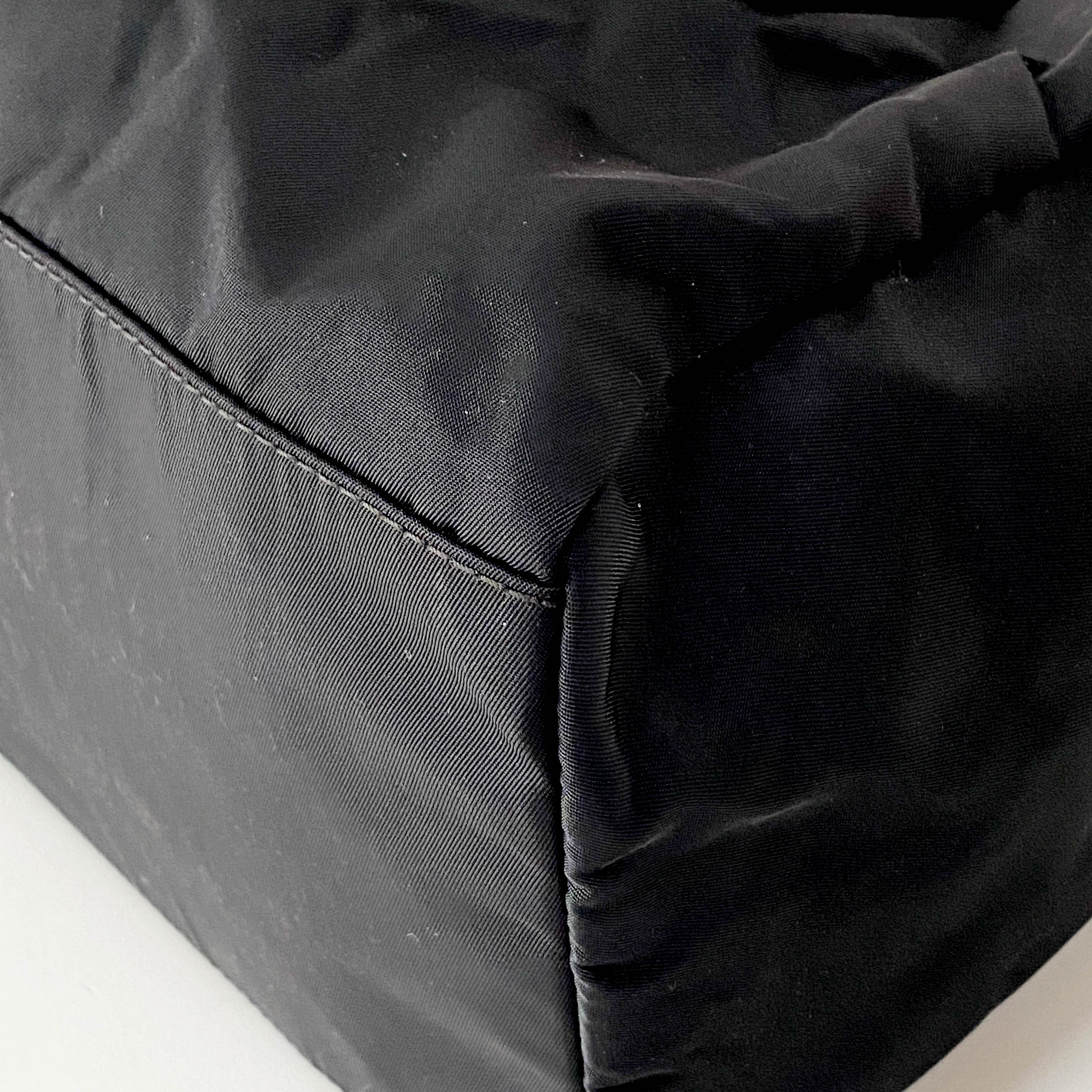 Black Nylon Shoulder Bag