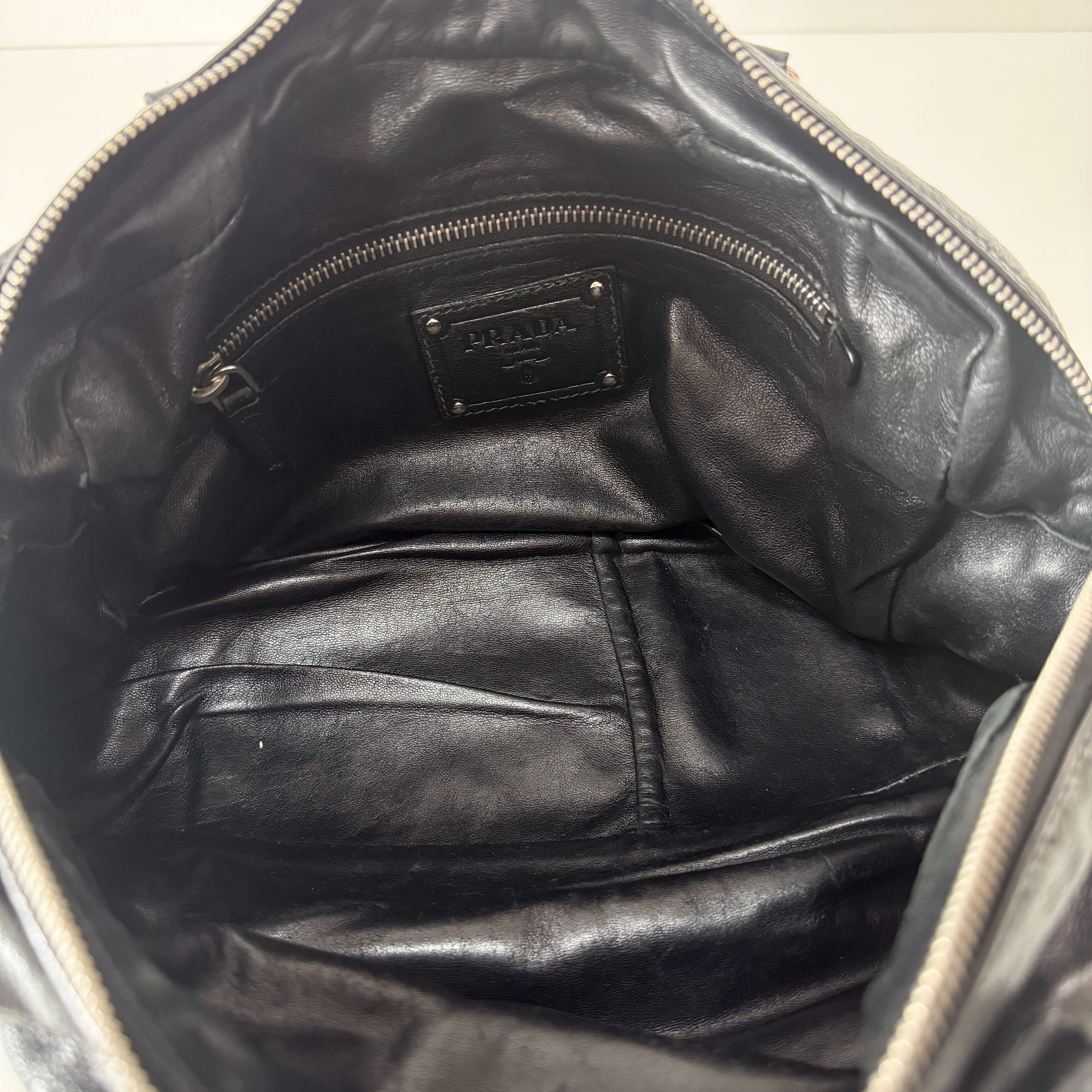 Black Leather Shoulder Bag