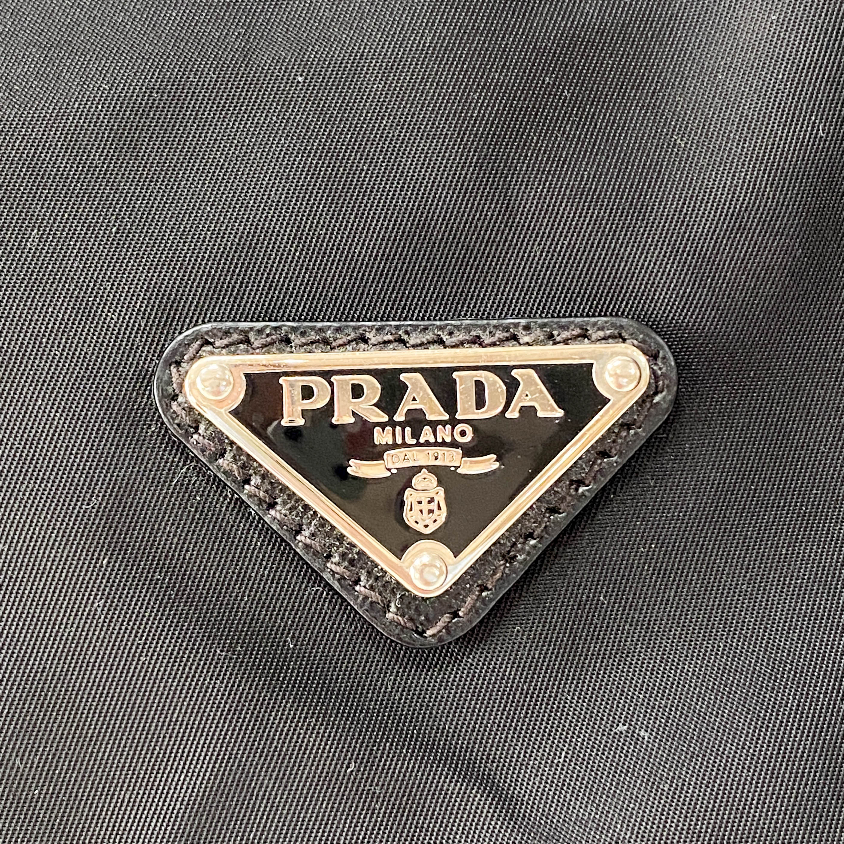 Black Nylon Shoulder Bag