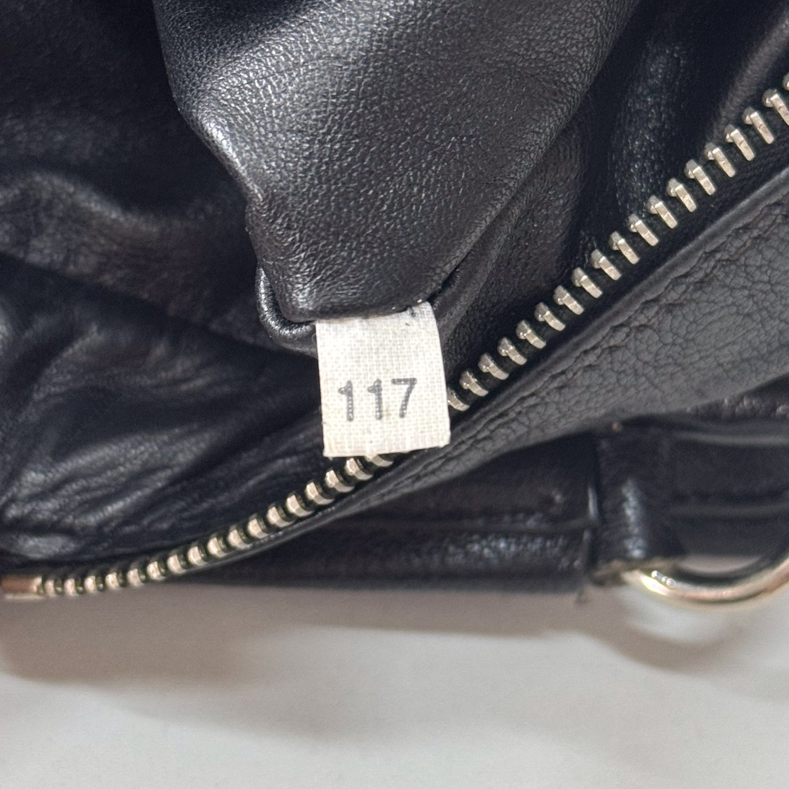 Black Leather Shoulder Bag