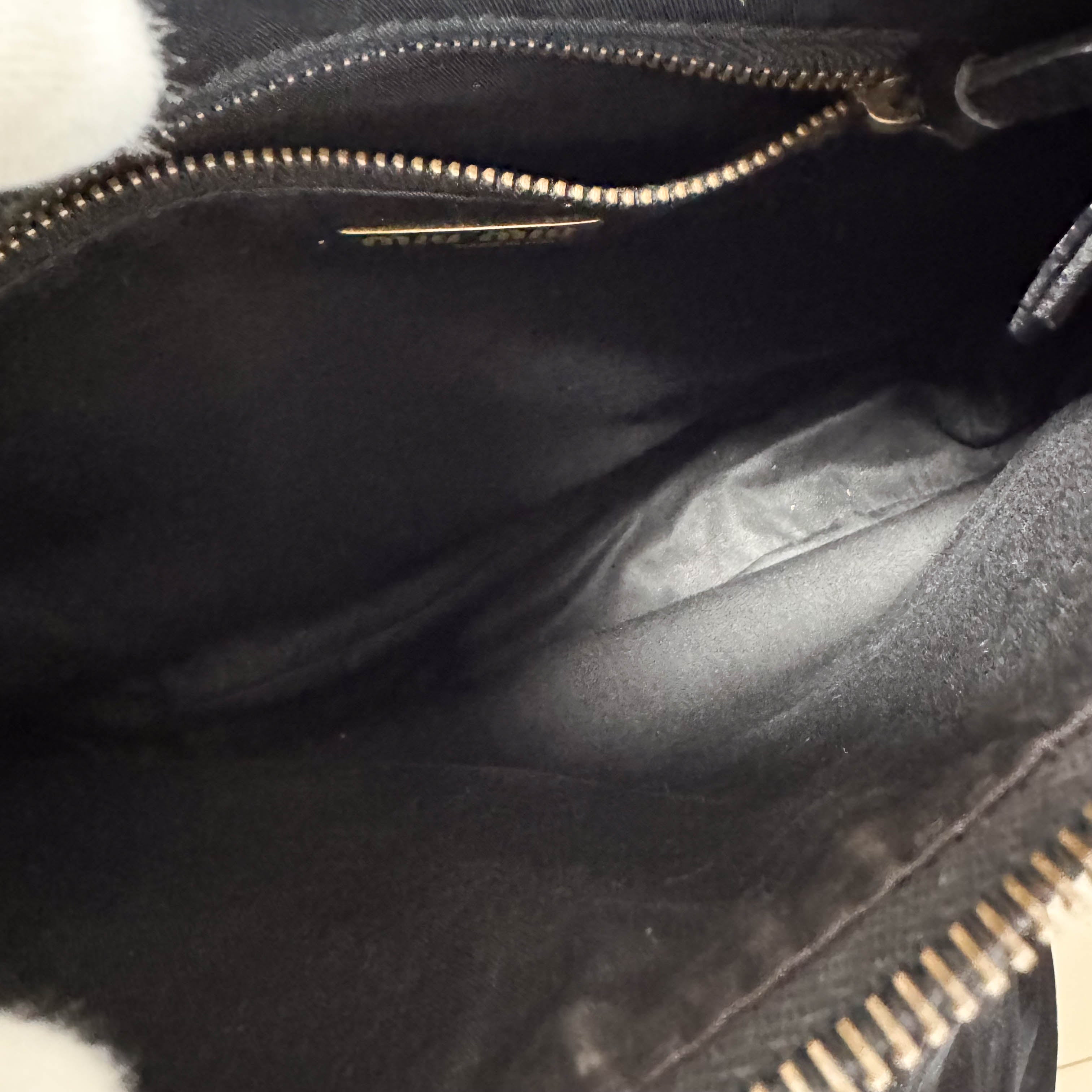 Archive Black Leather Hobo Shoulder Bag