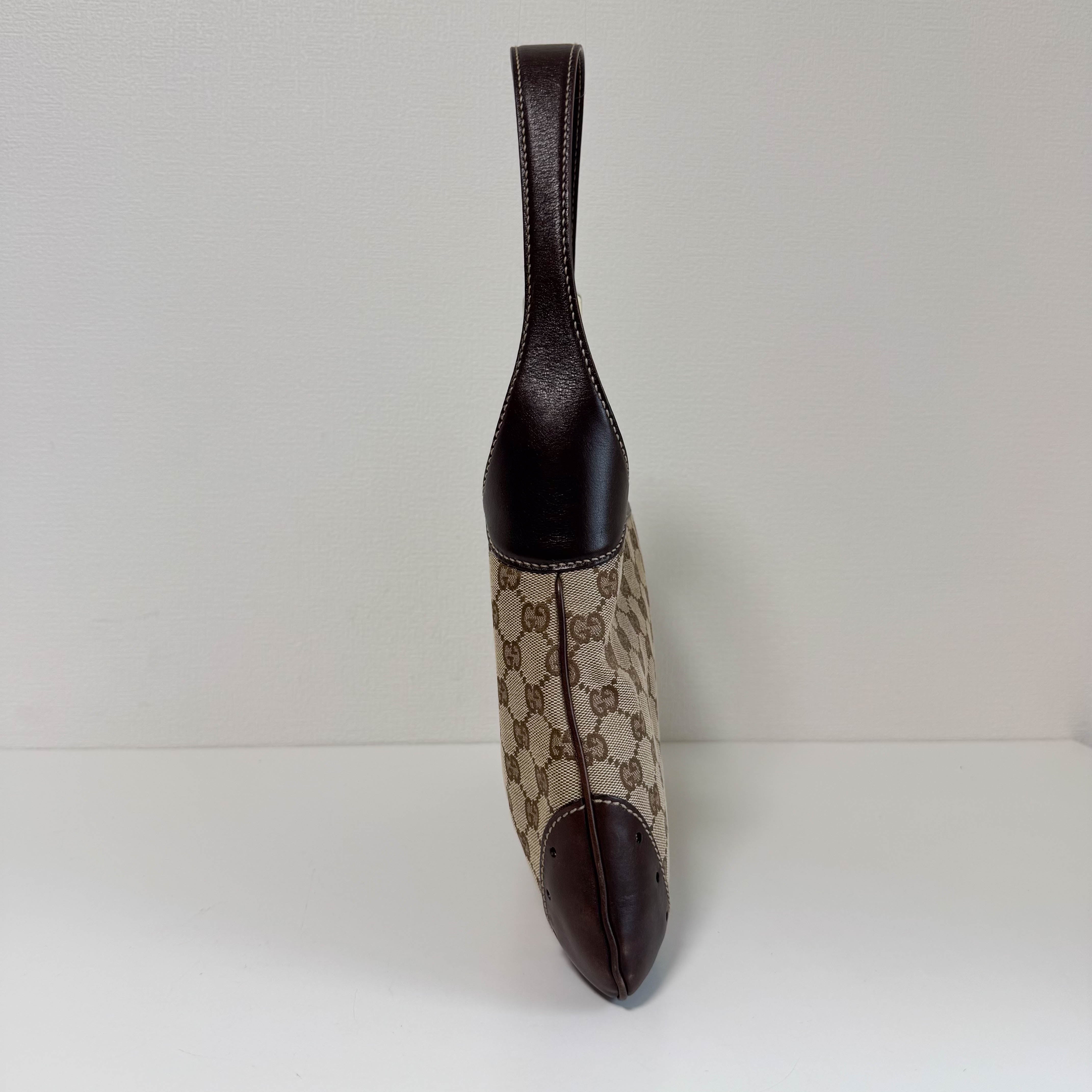 Horsebit Jackie GG Canvas Shoulder Bag