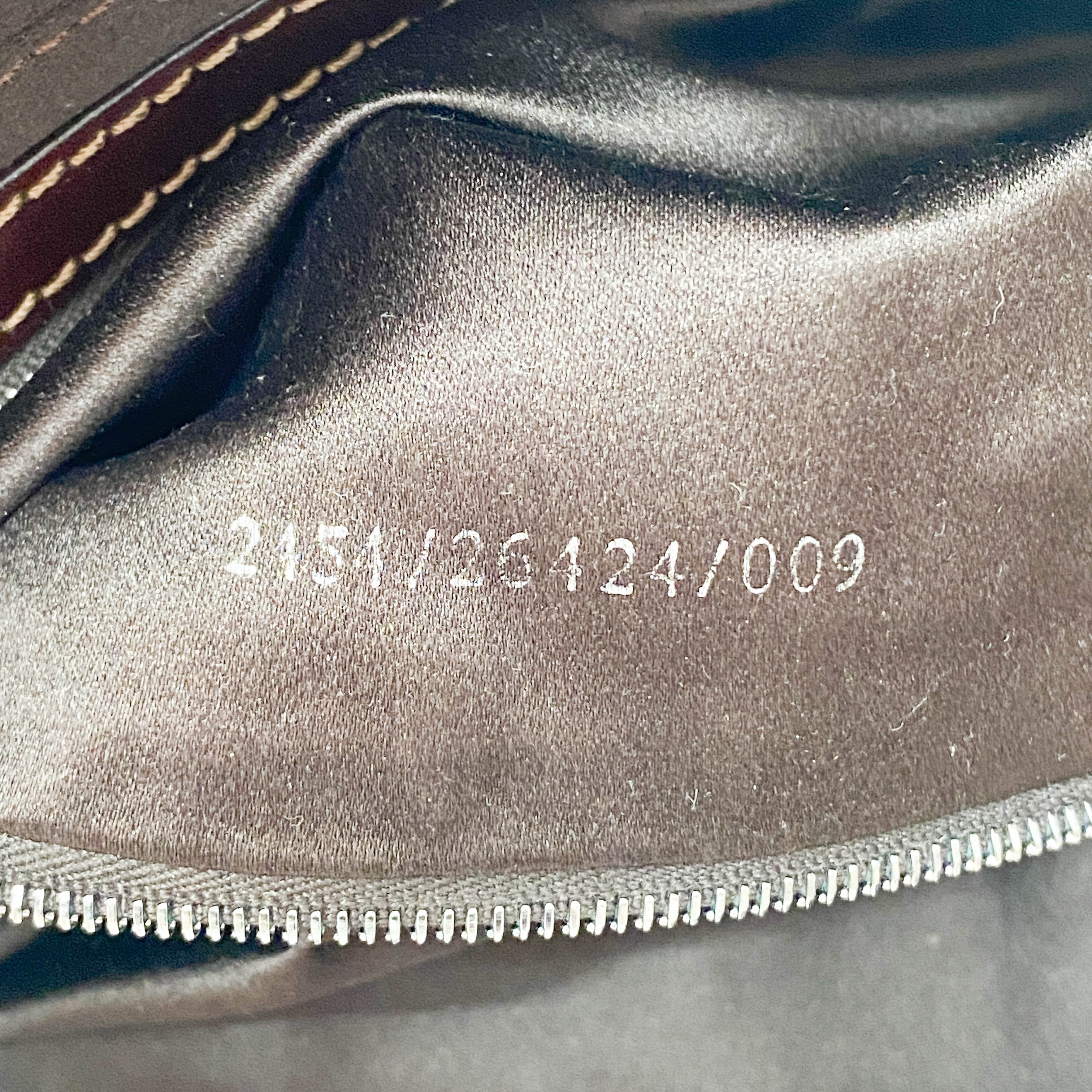 Baguette Brown Beads Shoulder Bag