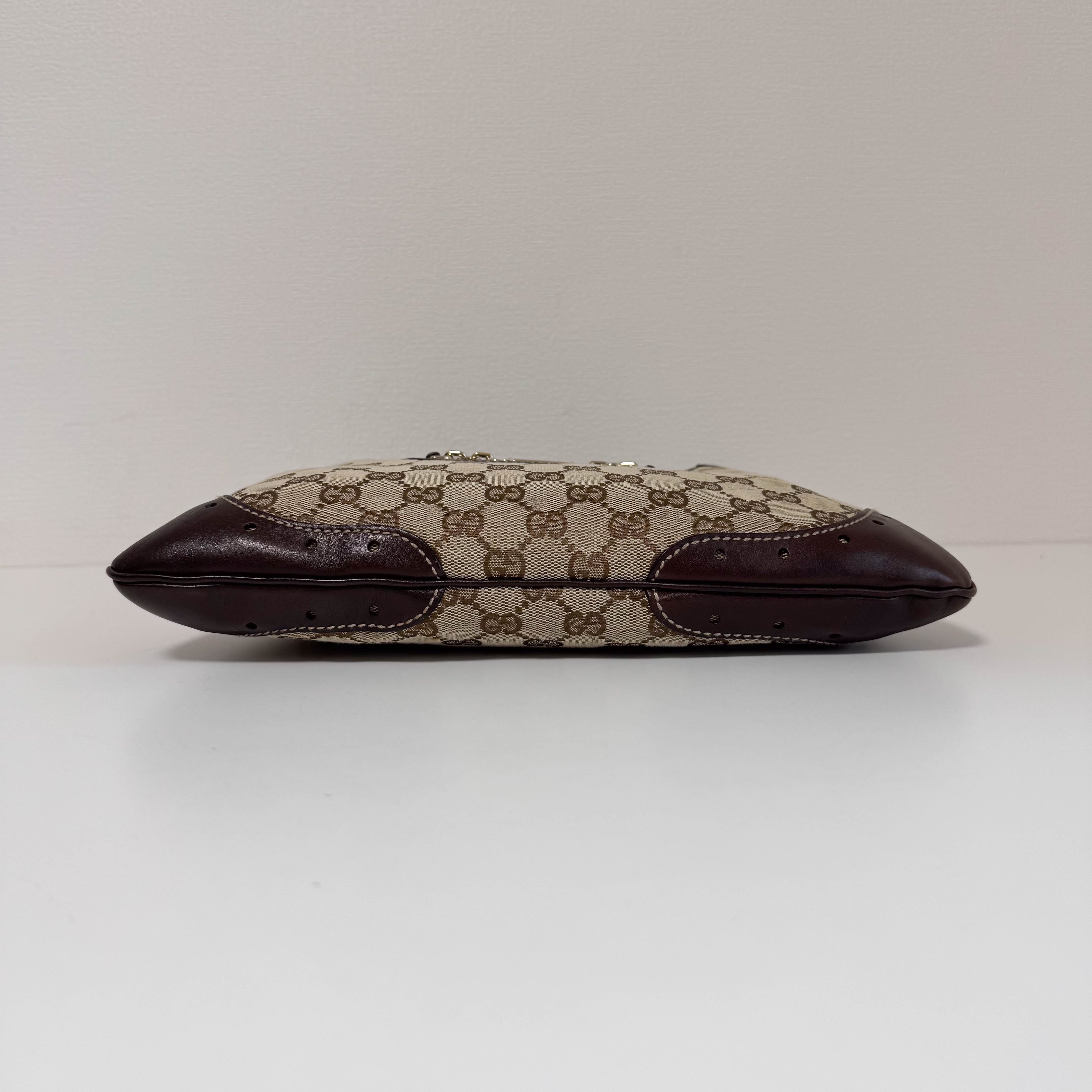 Horsebit Jackie GG Canvas Shoulder Bag