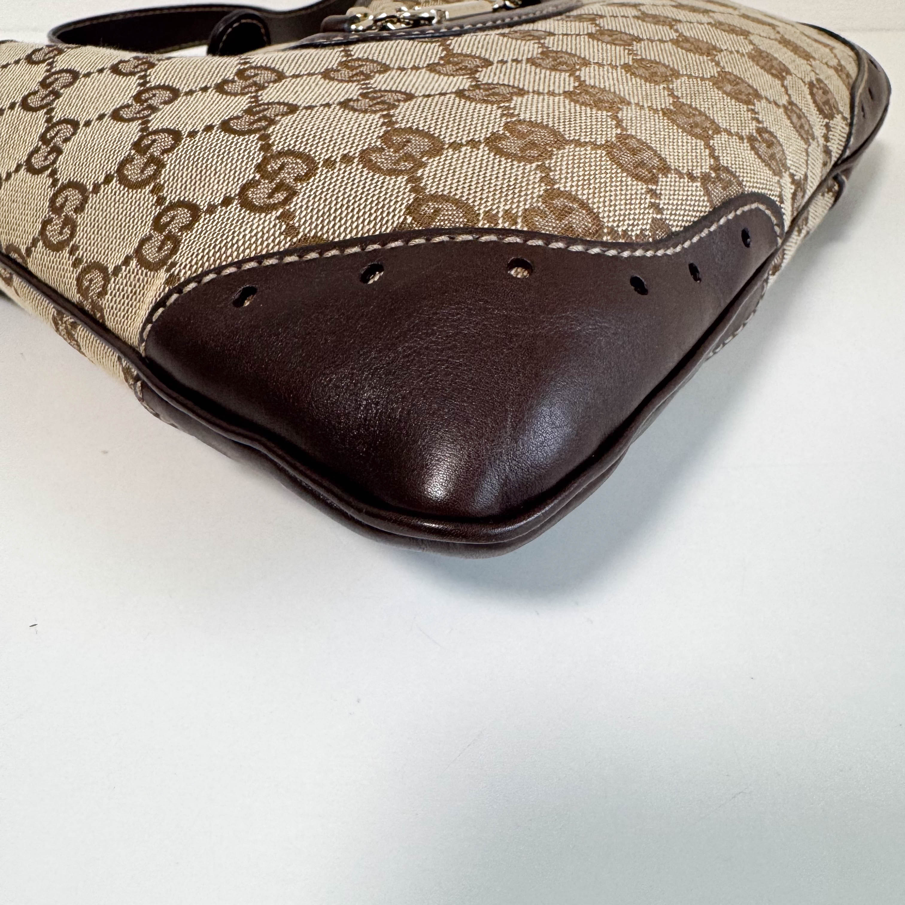 Horsebit Jackie GG Canvas Shoulder Bag