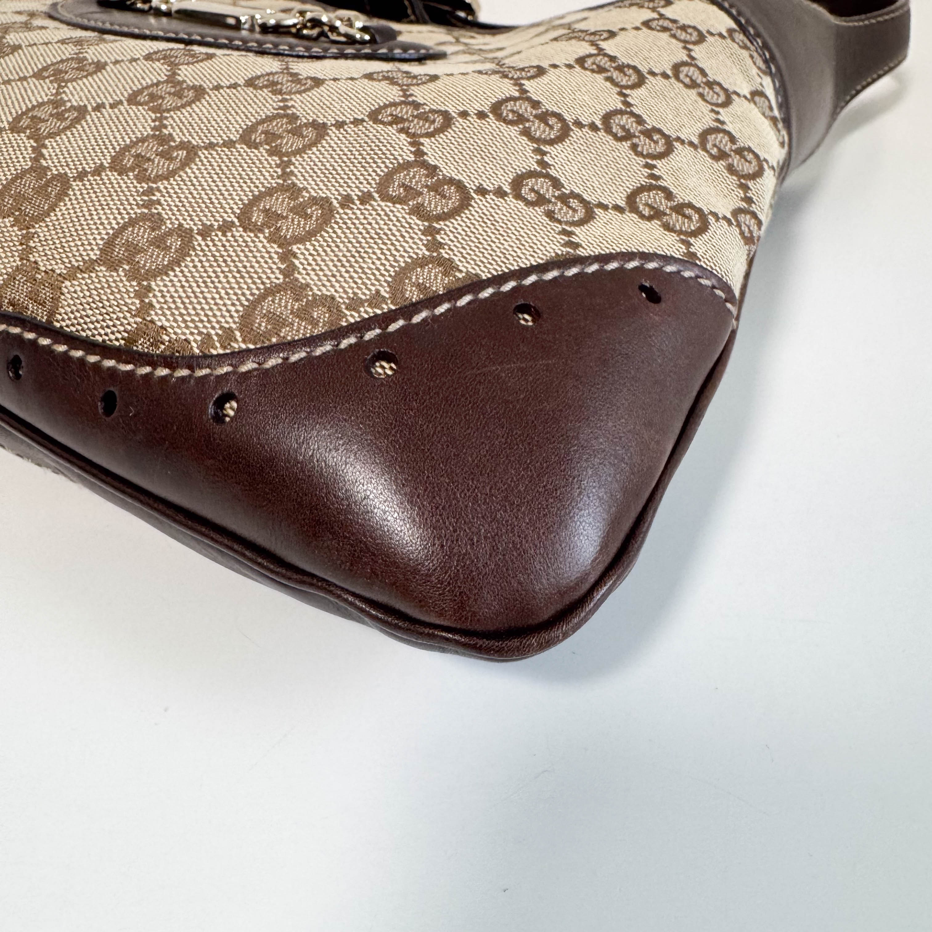 Horsebit Jackie GG Canvas Shoulder Bag