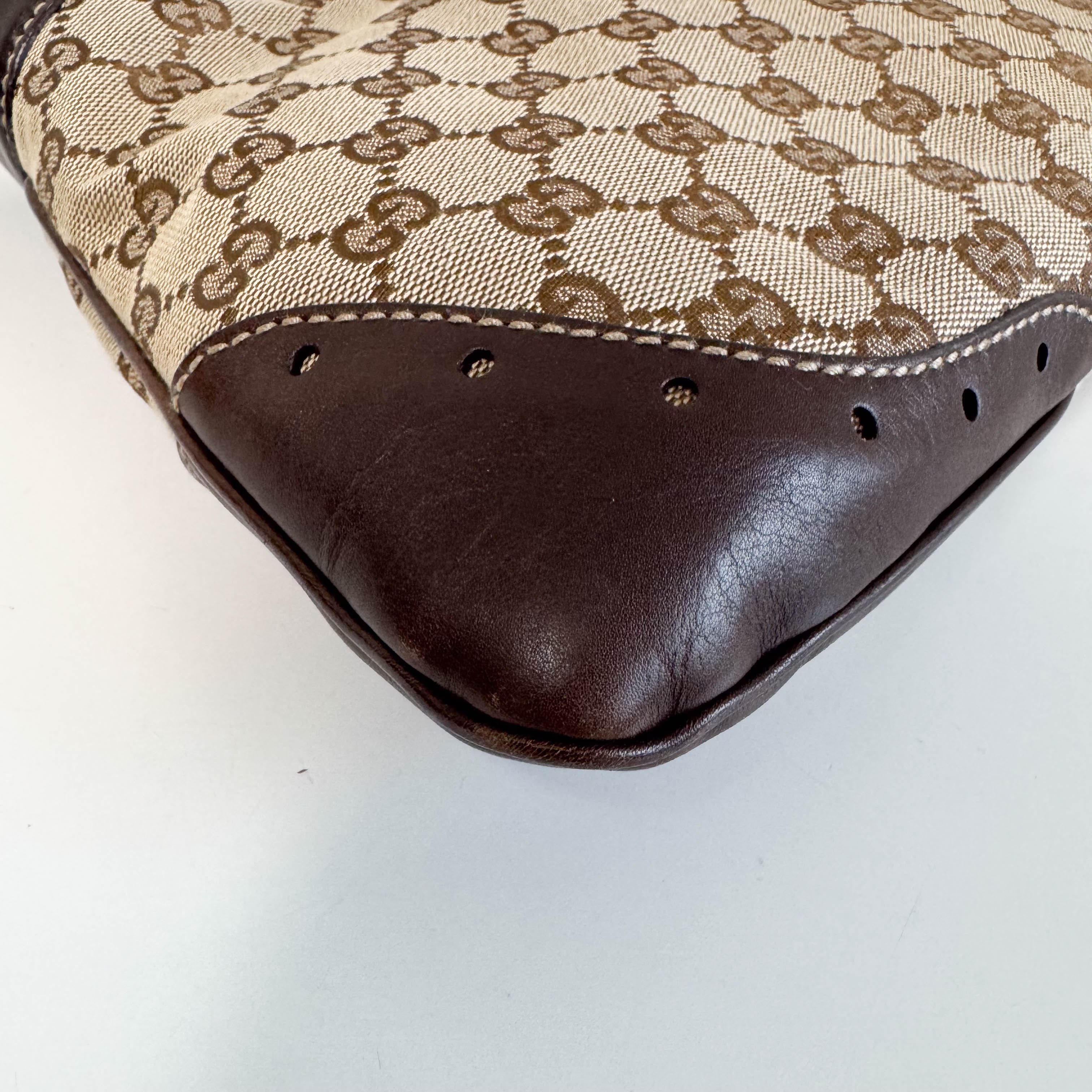 Horsebit Jackie GG Canvas Shoulder Bag