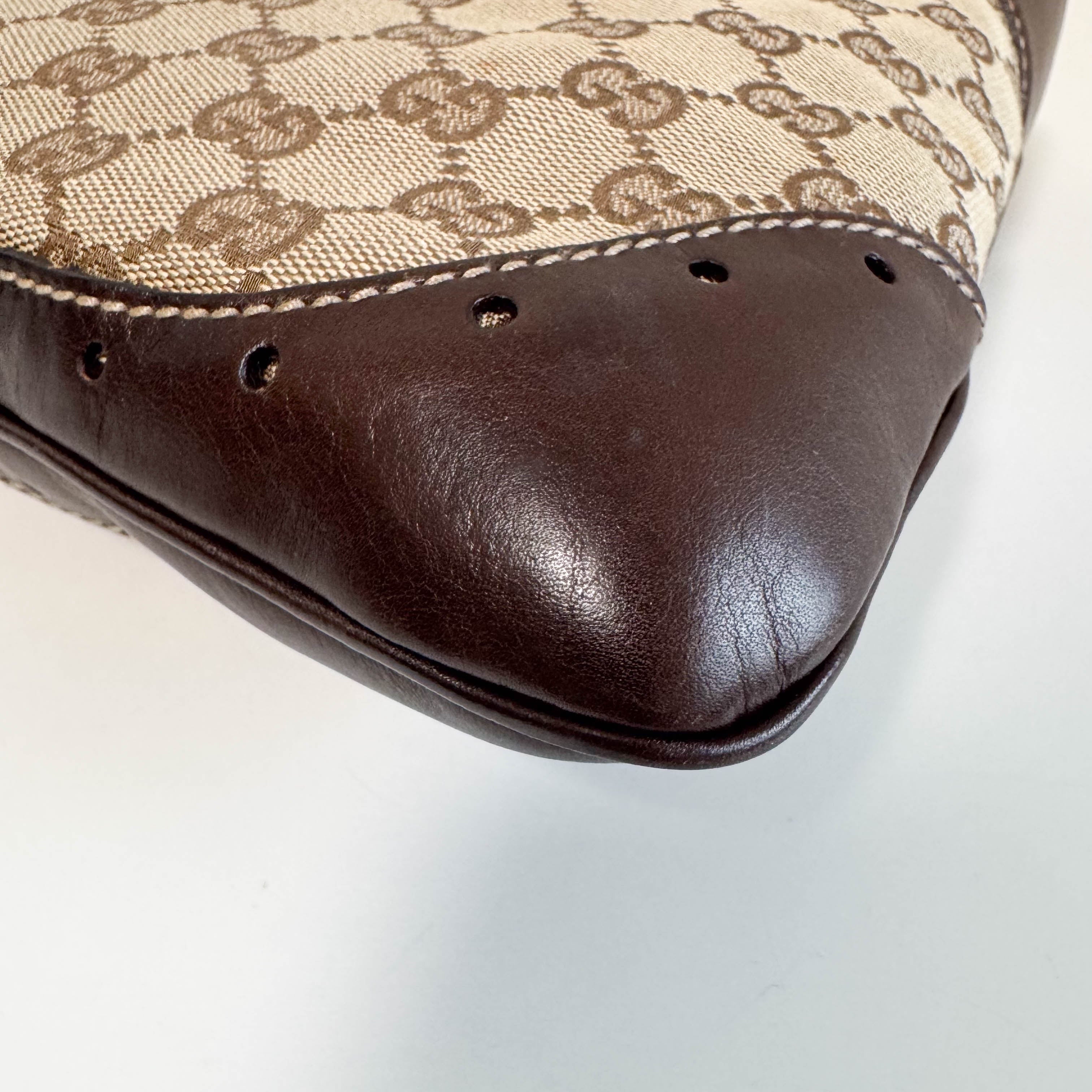 Horsebit Jackie GG Canvas Shoulder Bag