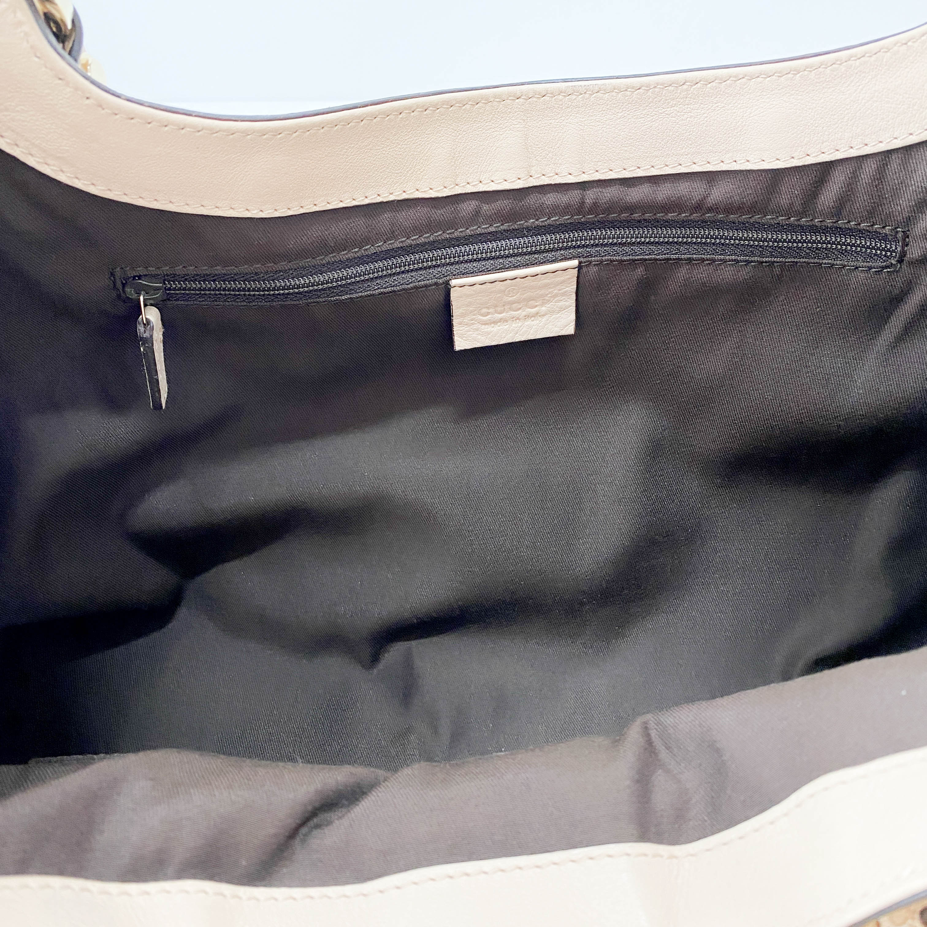 Yellow Embossed Leather Shoulder Bag