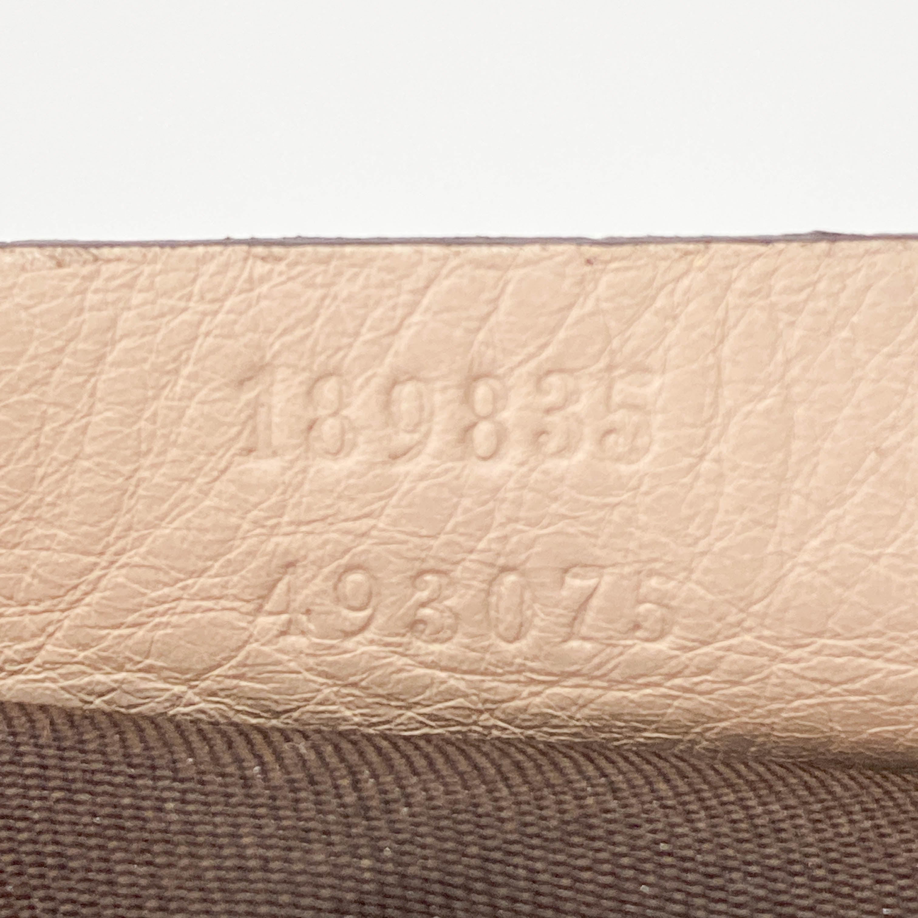 Yellow Embossed Leather Shoulder Bag