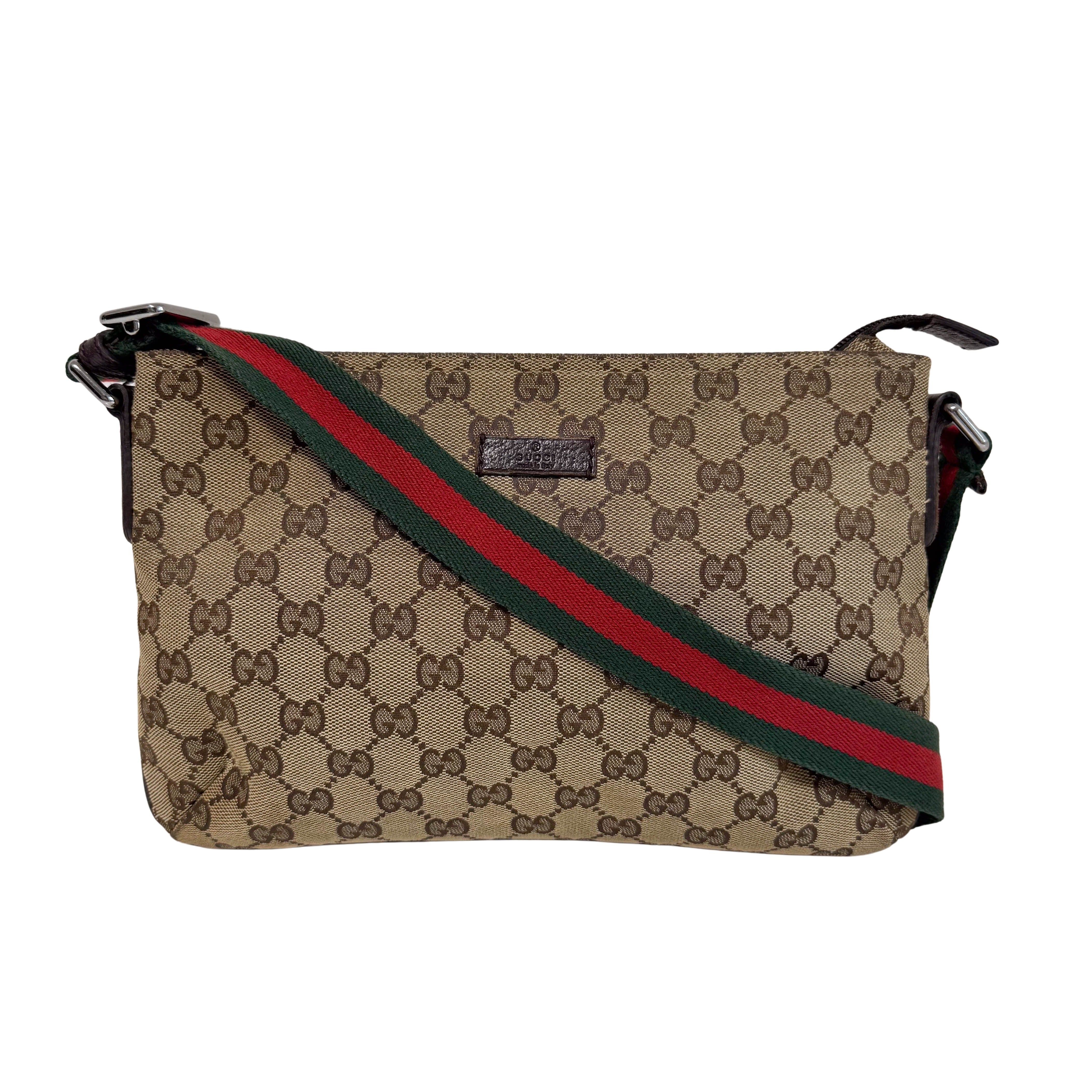 GG Canvas Sherry Line Shoulder Bag