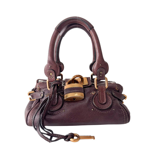 Mini Paddington Brown Leather Hand Bag