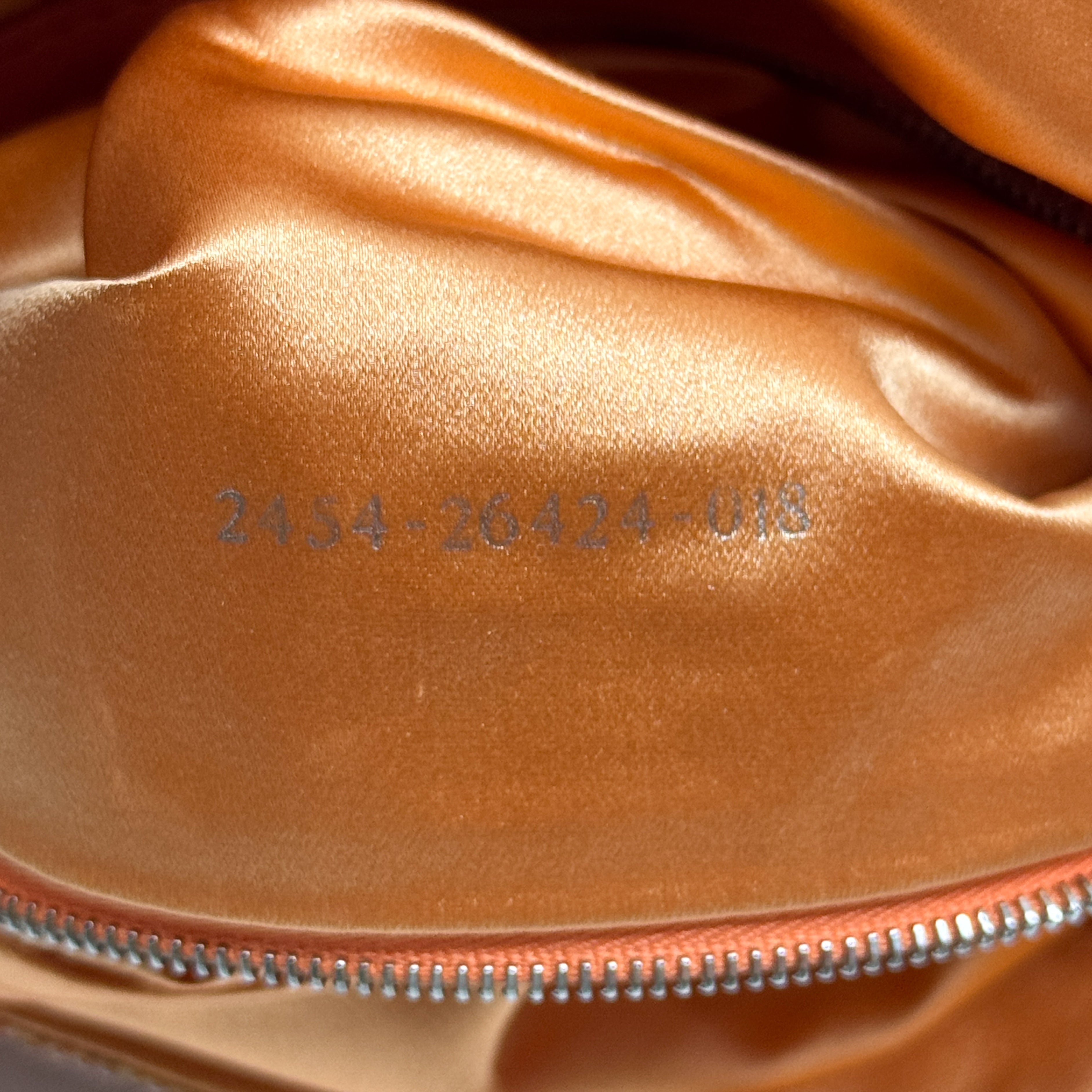 Baguette Orange Beaded Shoulder Bag