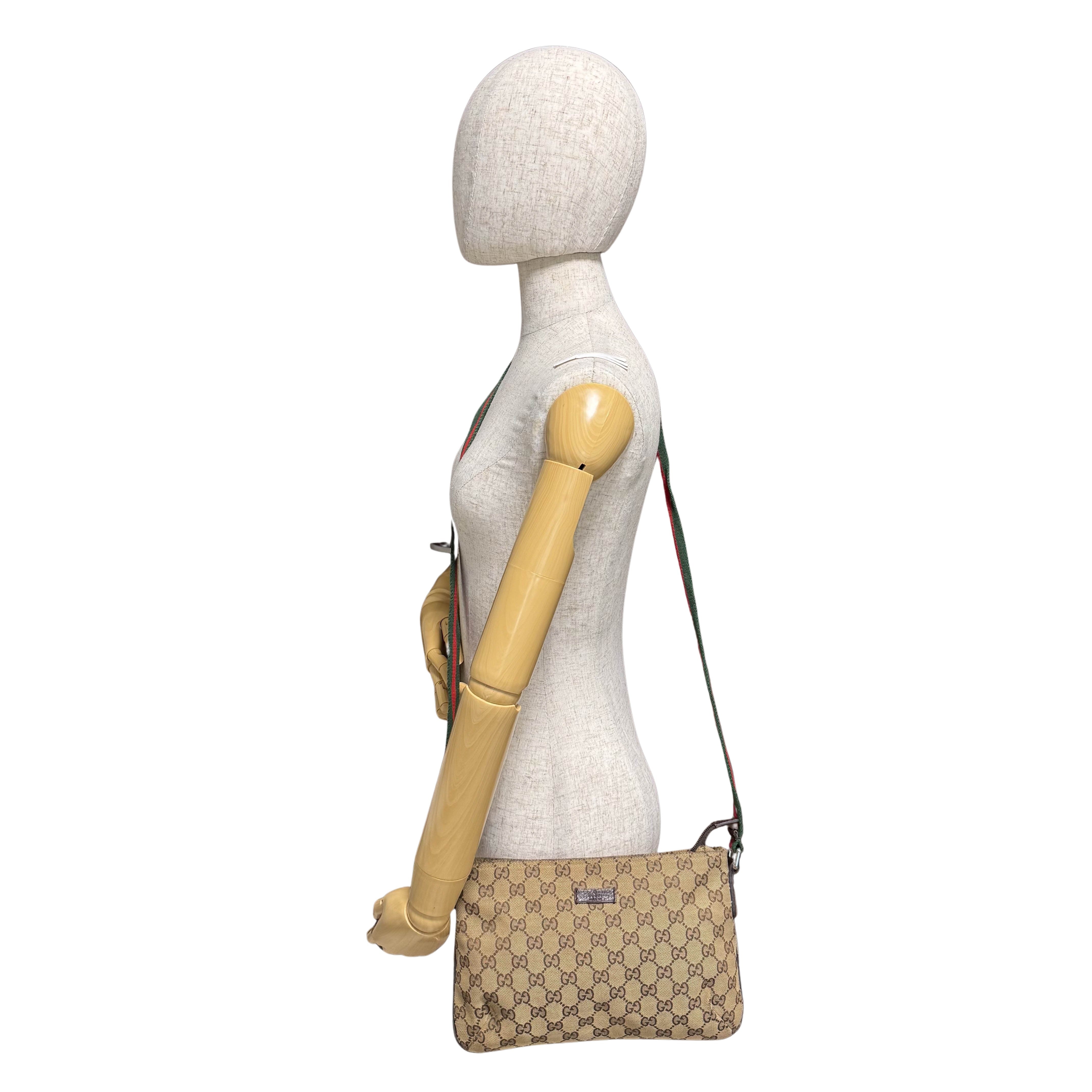 GG Canvas Sherry Line Shoulder Bag