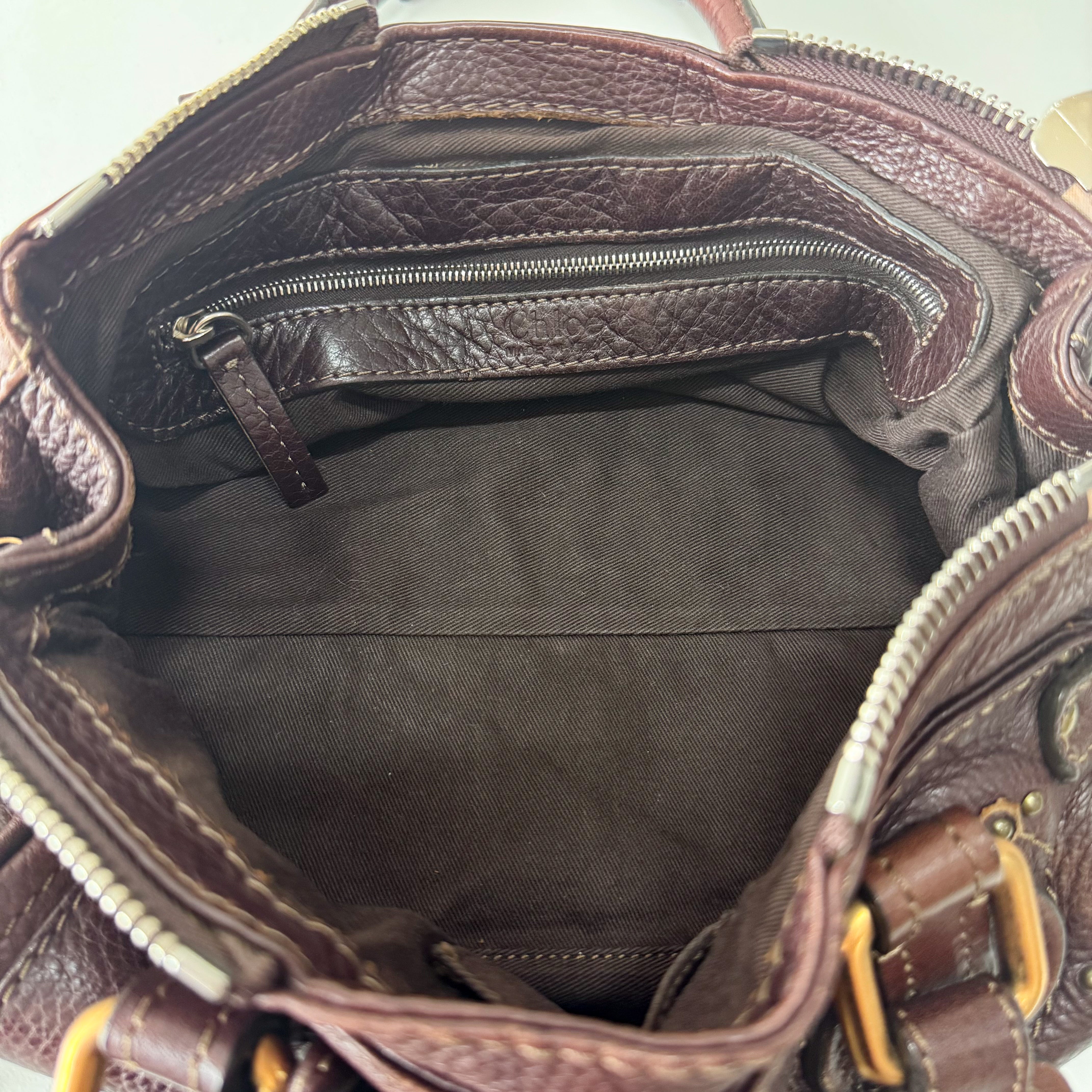 Mini Paddington Brown Leather Hand Bag