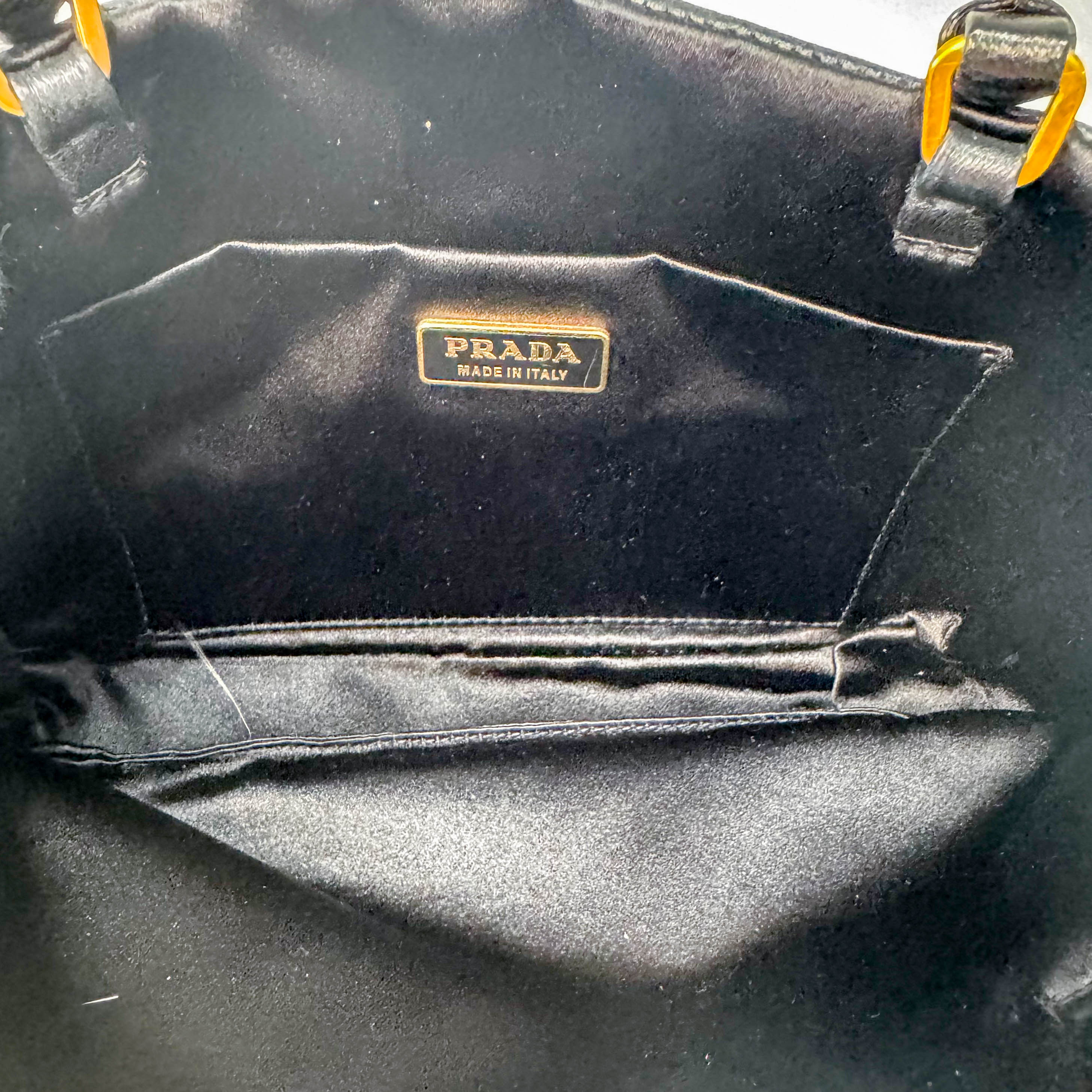 Gold Studs Mini Leather Bag