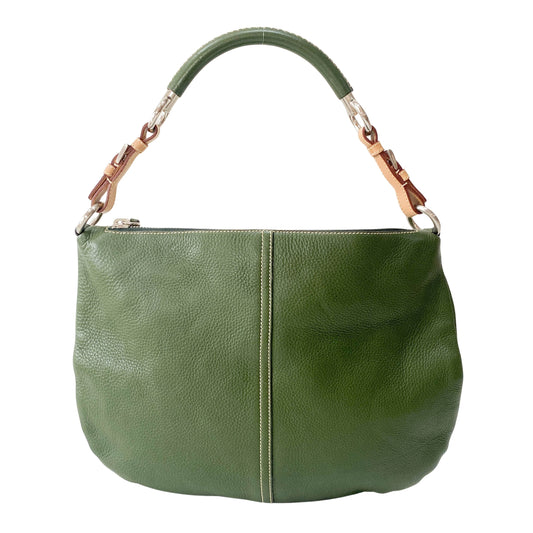 Green Leather Shoulder Bag