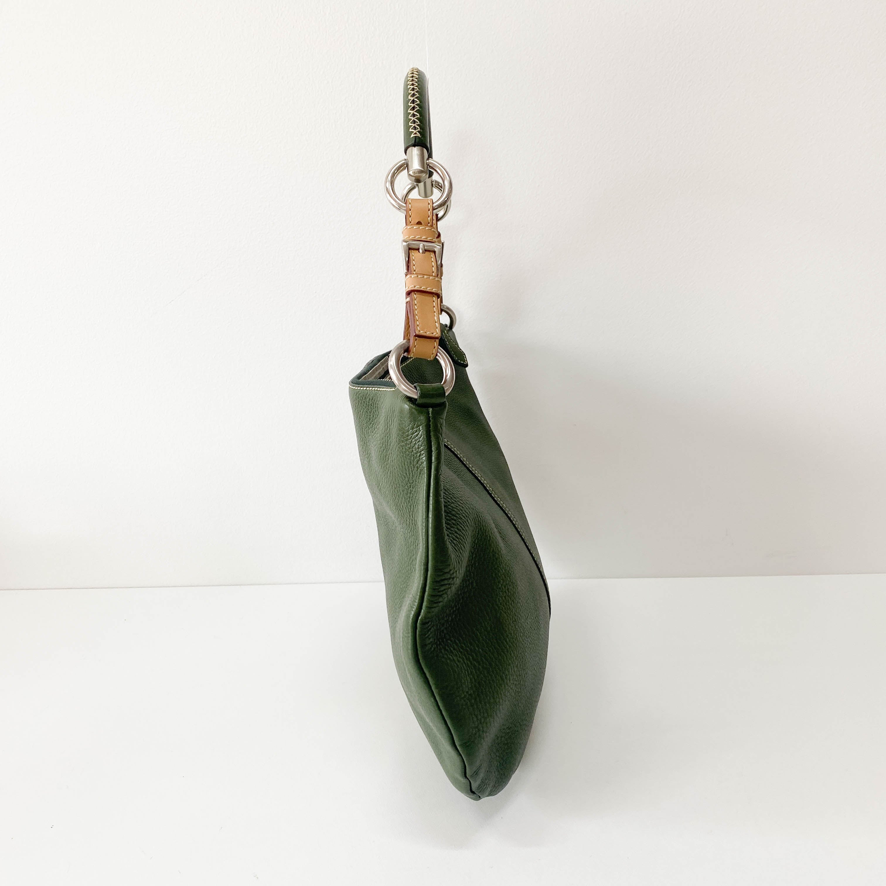 Green Leather Shoulder Bag