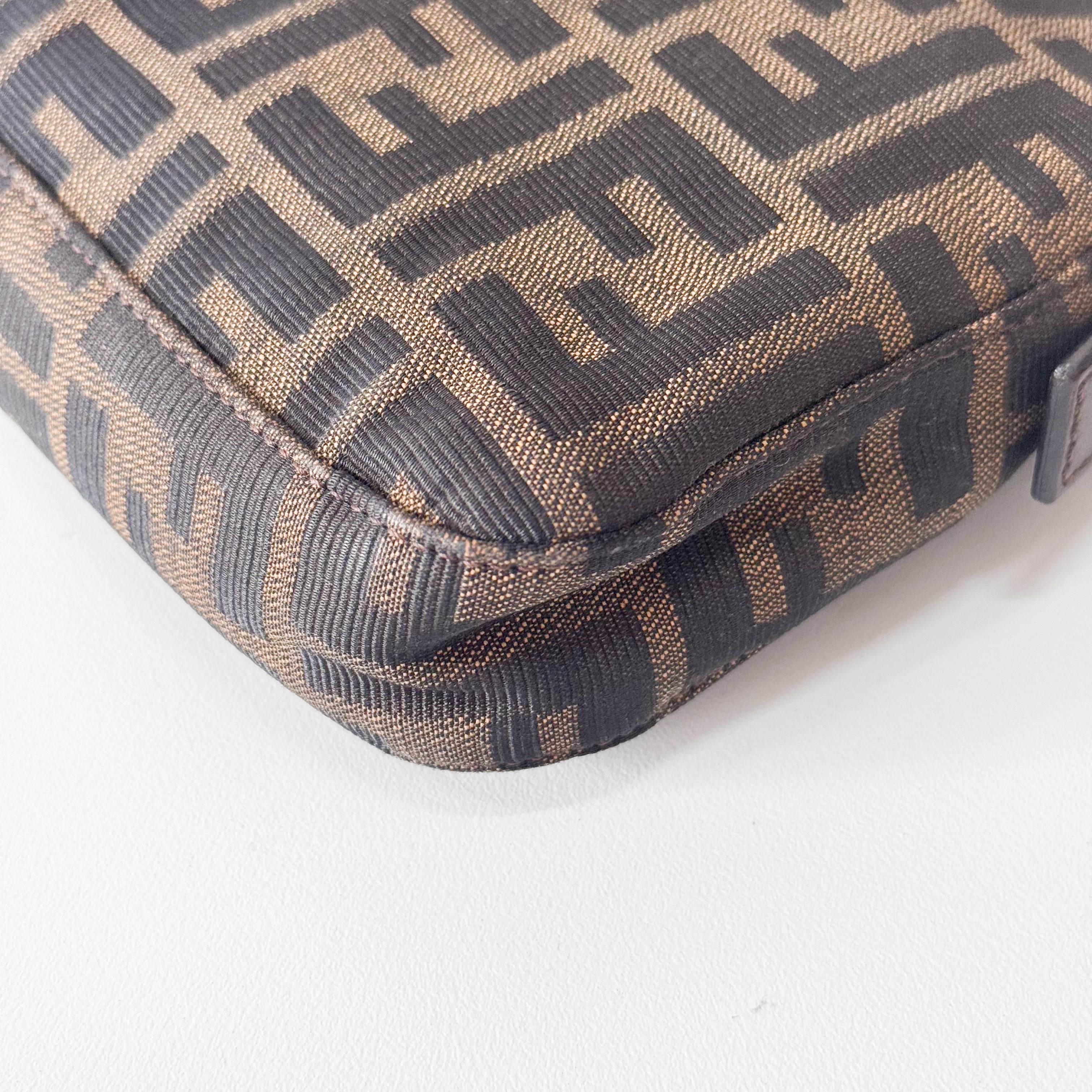 Zucca Baguette Brown Shoulder Bag