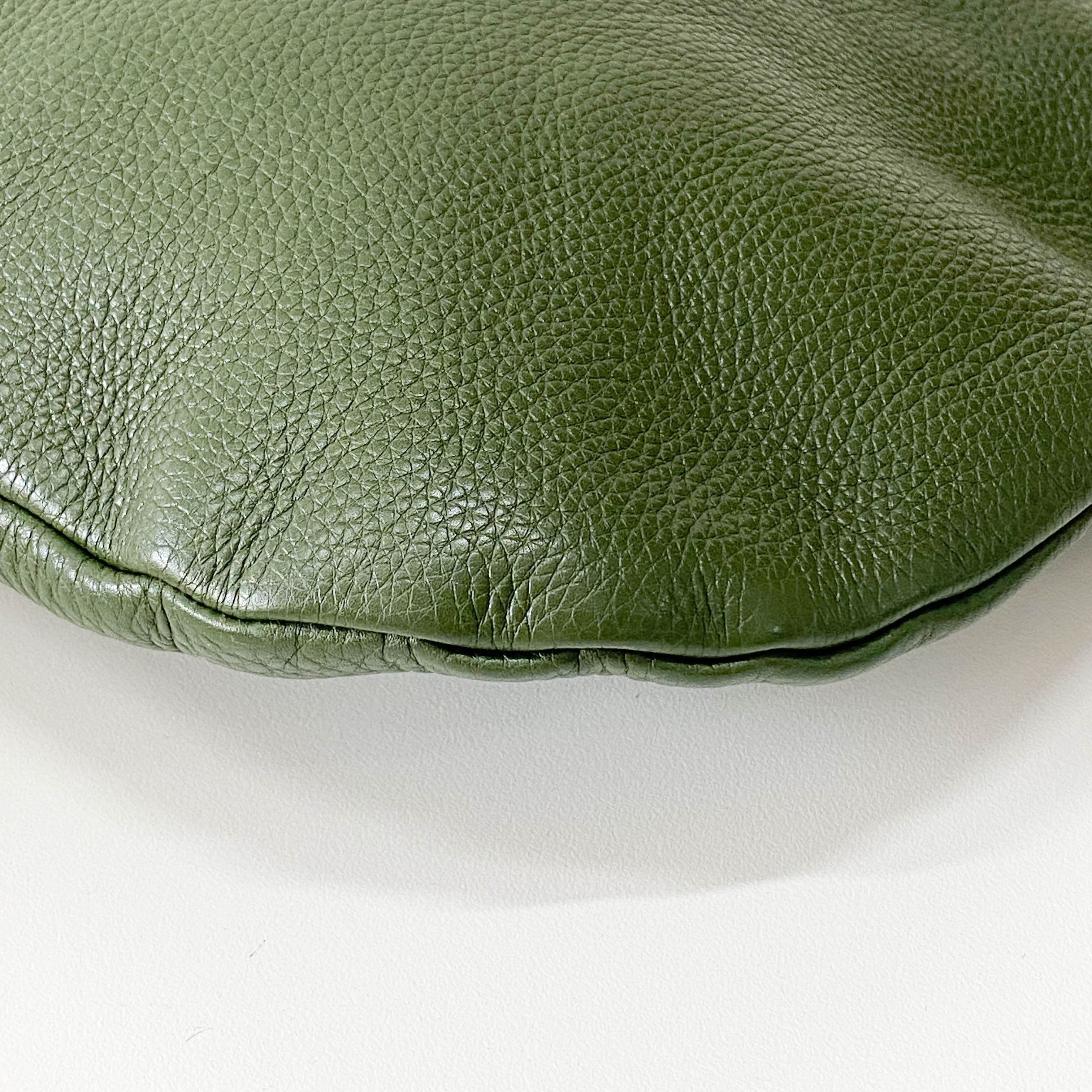 Green Leather Shoulder Bag