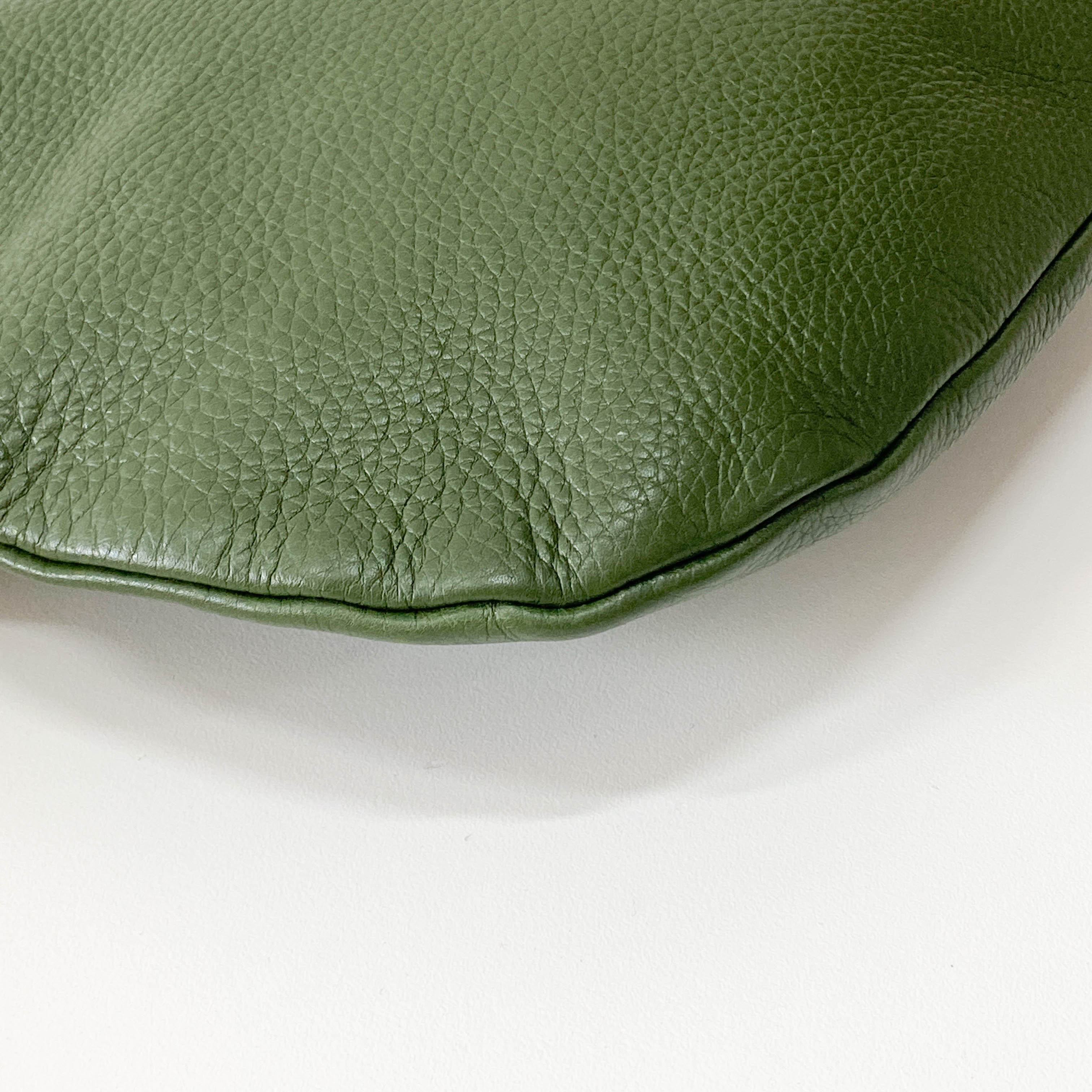 Green Leather Shoulder Bag